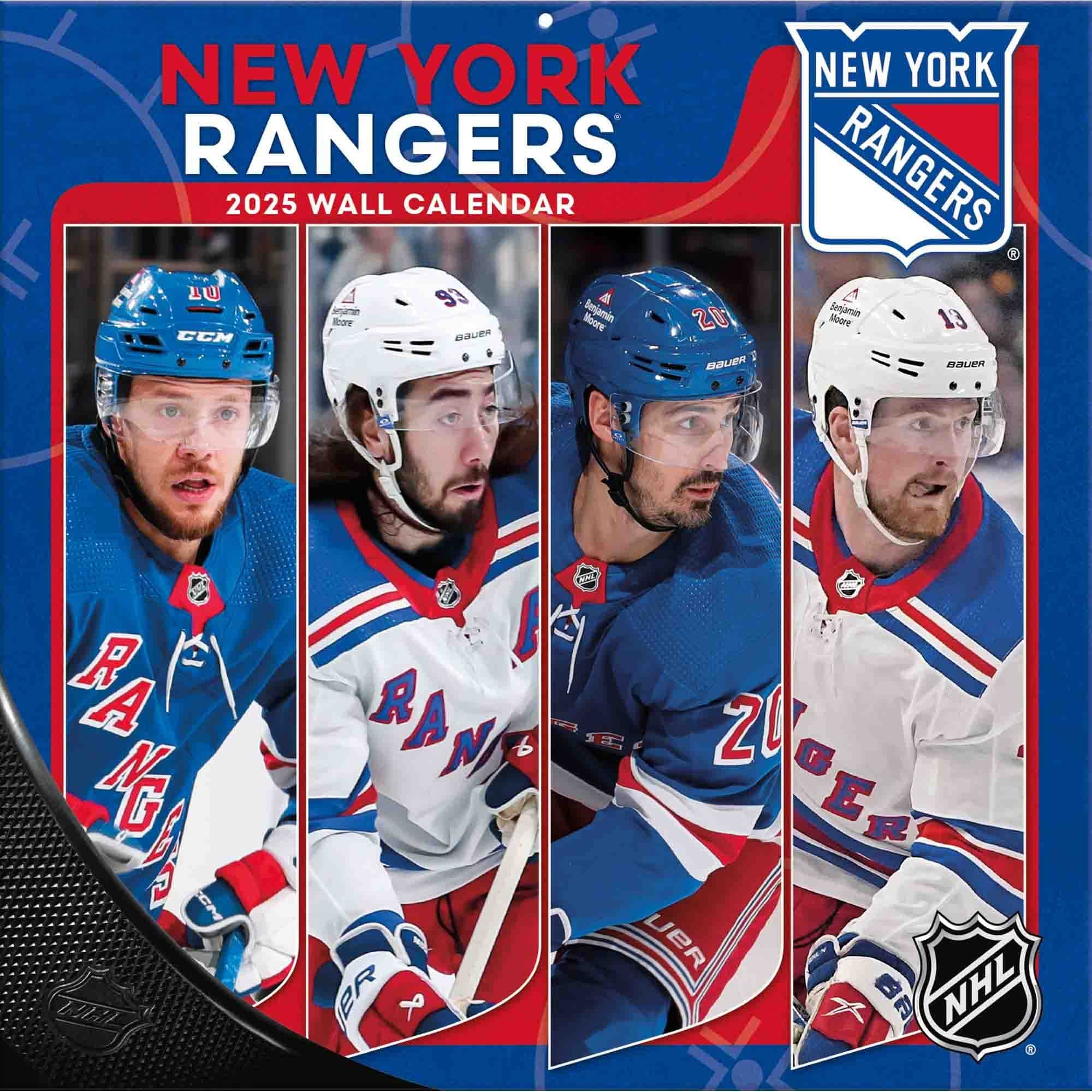 New York Rangers 2025 Team Nhl Wall Calendar | Cheap Trucknspring pertaining to Nhl Tampa Bay Lightning 2025 Calendar Printable