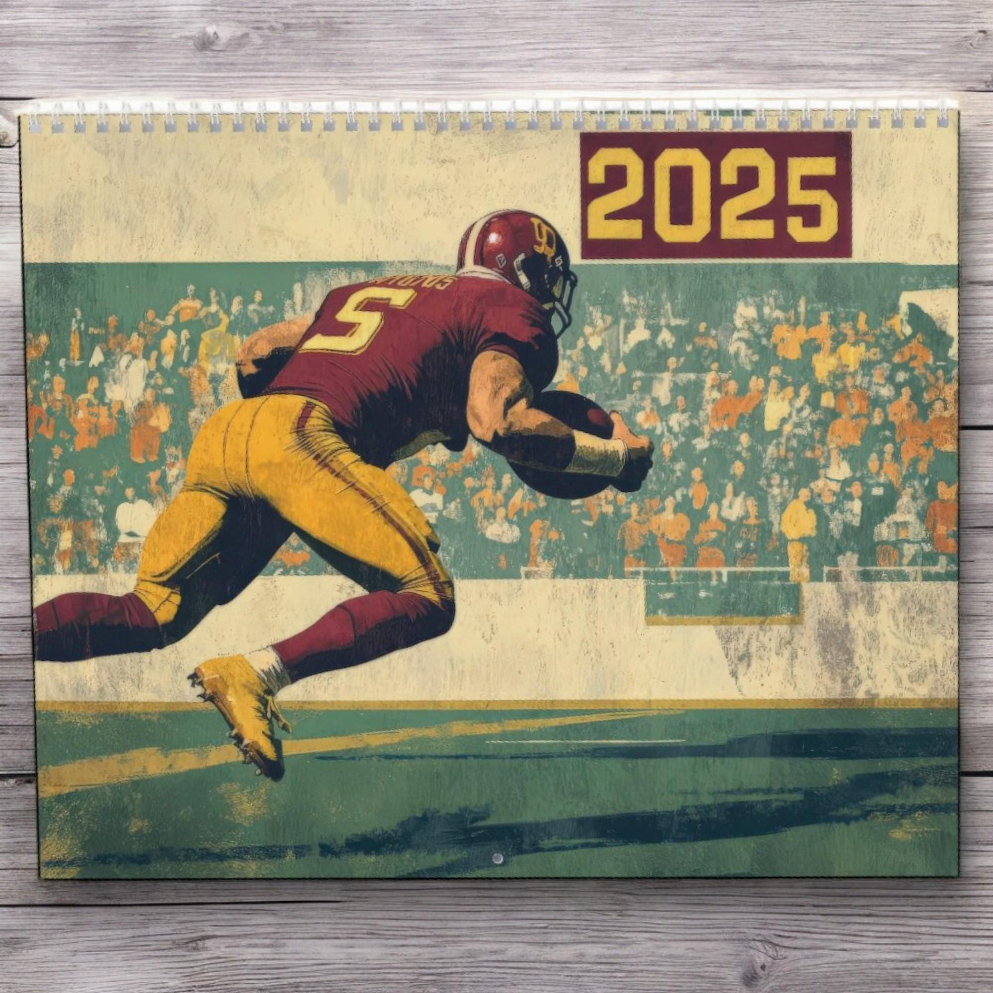 Nfl Calendar - Etsy Uk intended for COL Usc Trojans 2025 Calendar Printable