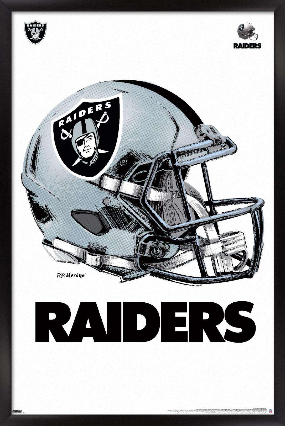 Nfl Las Vegas Raiders - Drip Helmet 20 Poster regarding Nfl Las Vegas Raiders 2025 Calendar Printable