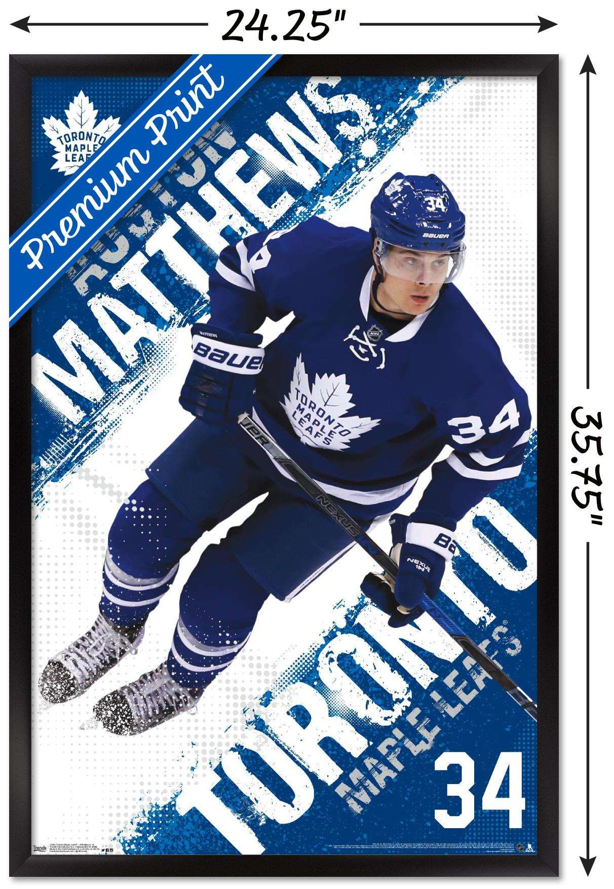 Nhl Toronto Maple Leafs - Auston Matthews Poster | Ebay throughout Nhl Auston Matthews 2025 Calendar Printable