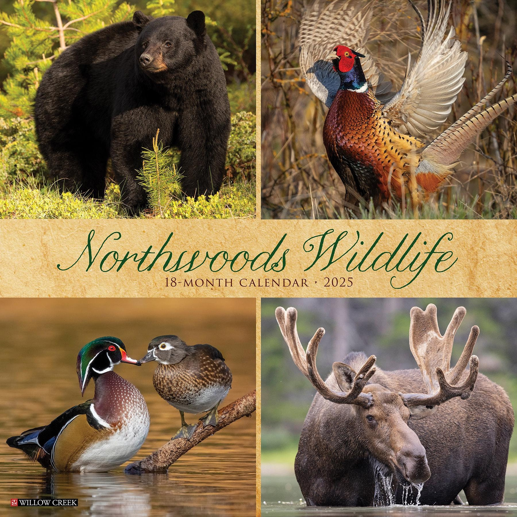 Northwoods Wildlife 2025 12&amp;quot; X 12&amp;quot; Wall Calendar - Etsy with Life In The Northwoods 2025 Calendar Printable
