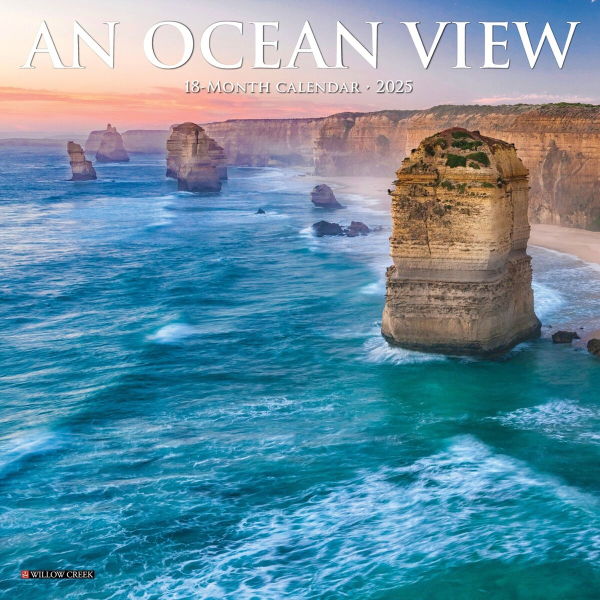 Ocean View 2025 7&amp;quot; X 7&amp;quot; Mini Wall Calendar | Ebay pertaining to Ocean View 2025 Calendar Printable