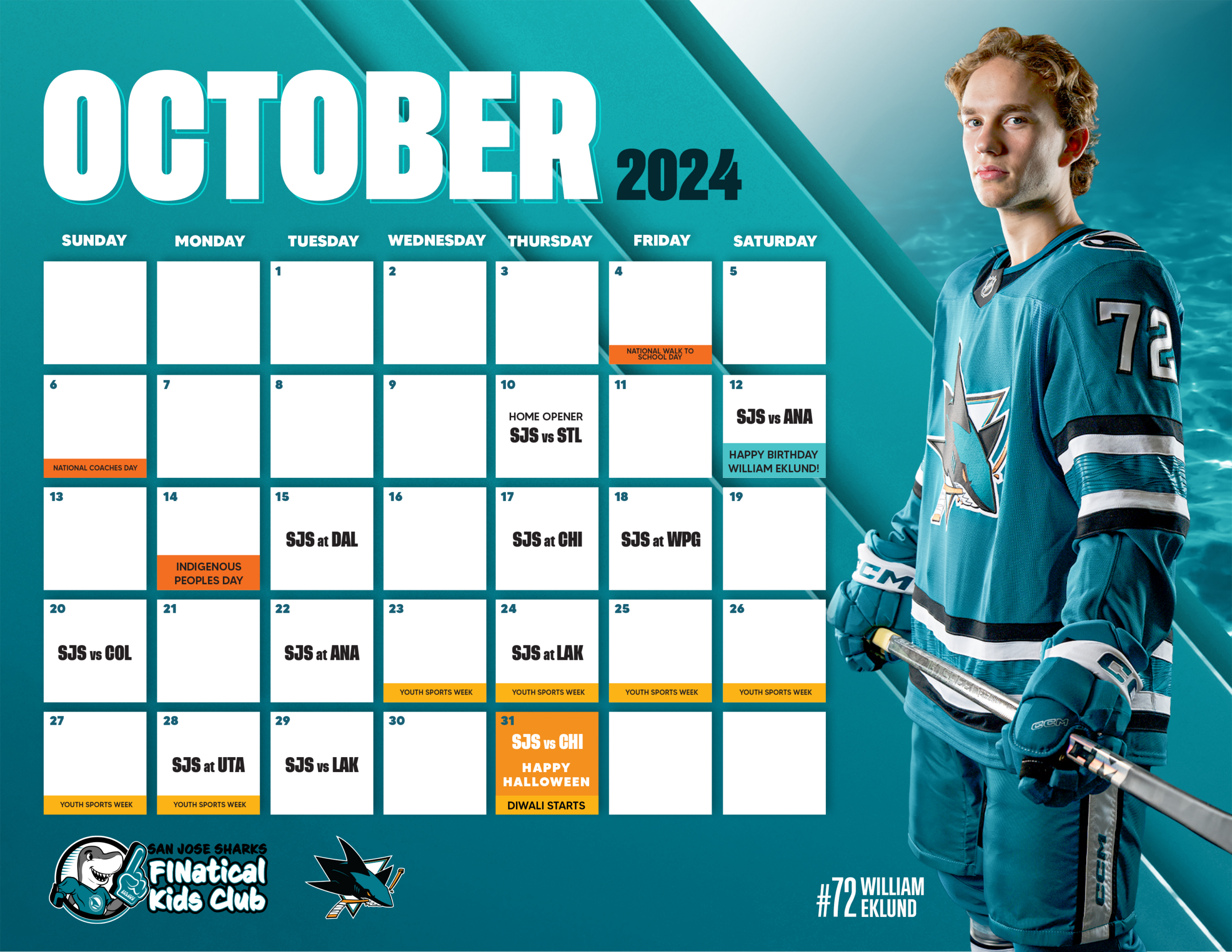 Official San Jose Sharks Website | San Jose Sharks throughout NHL San Jose Sharks 2025 Calendar Printable
