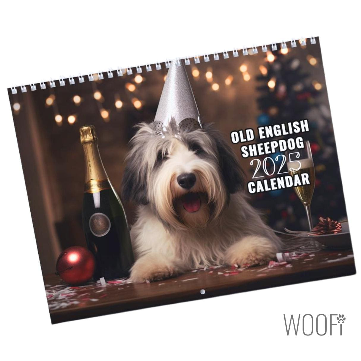Old English Sheepdog Calendar 2025, Calendar Gift, 12 Month for Just Old English Sheepdogs 2025 Calendar Printable