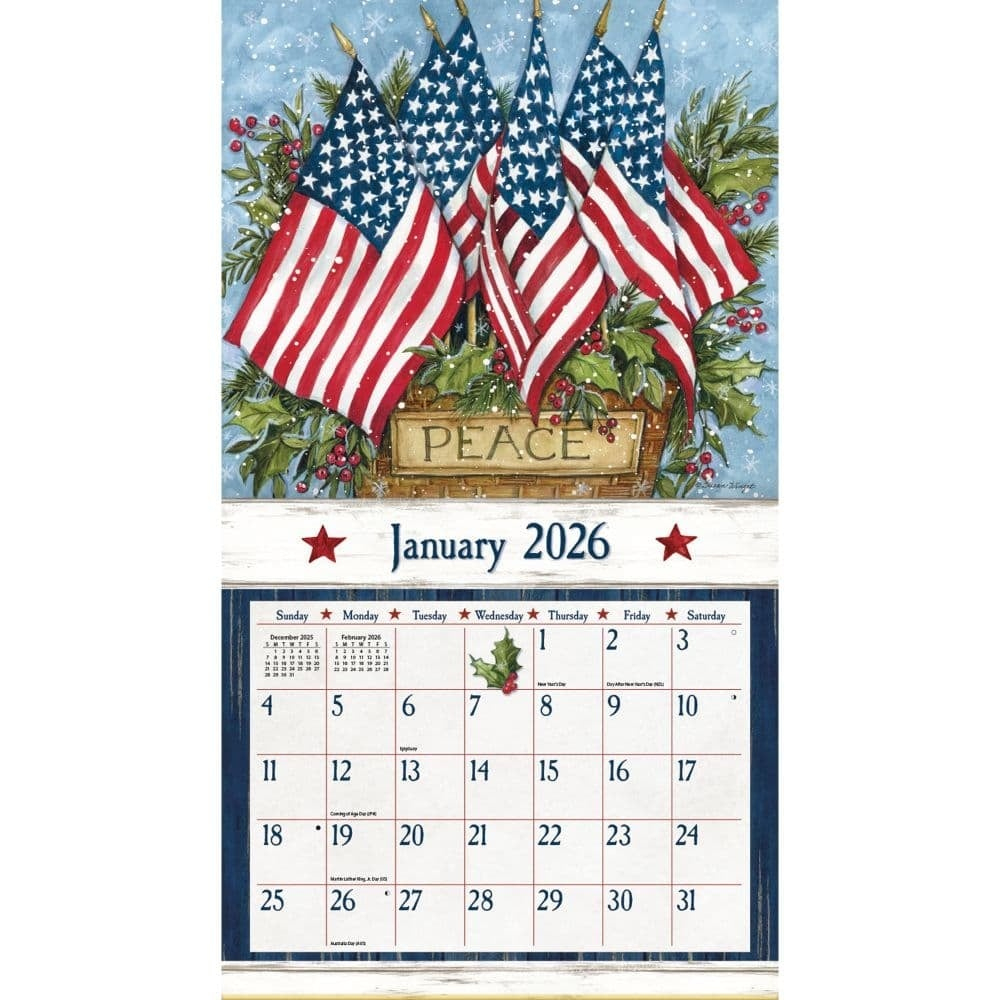 Old Glory Kalender 2026 regarding Old Glory 2025 Calendar Printable