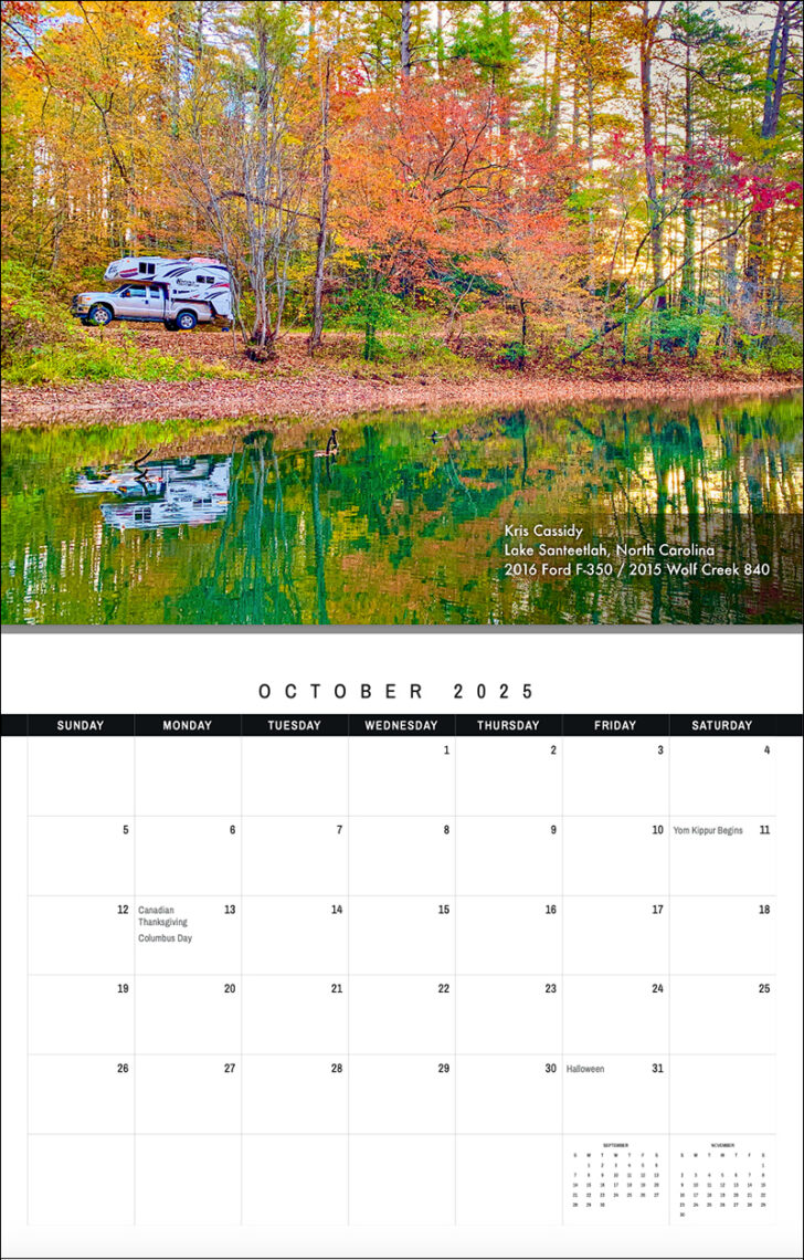 RV There Yet 2025 Calendar Printable