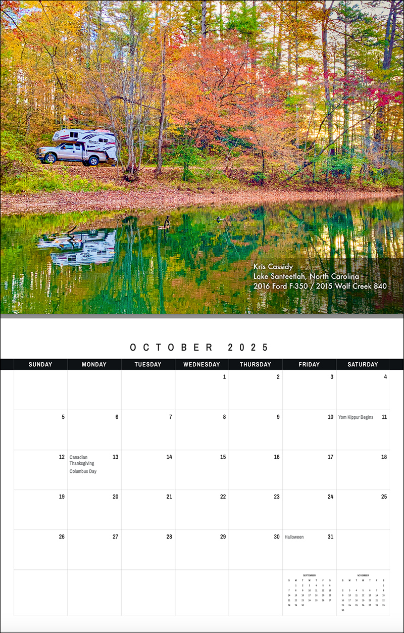 On Sale Now: 2025 Truck Camper Magazine Calendar - Truck Camper with regard to Rv There Yet 2025 Calendar Printable