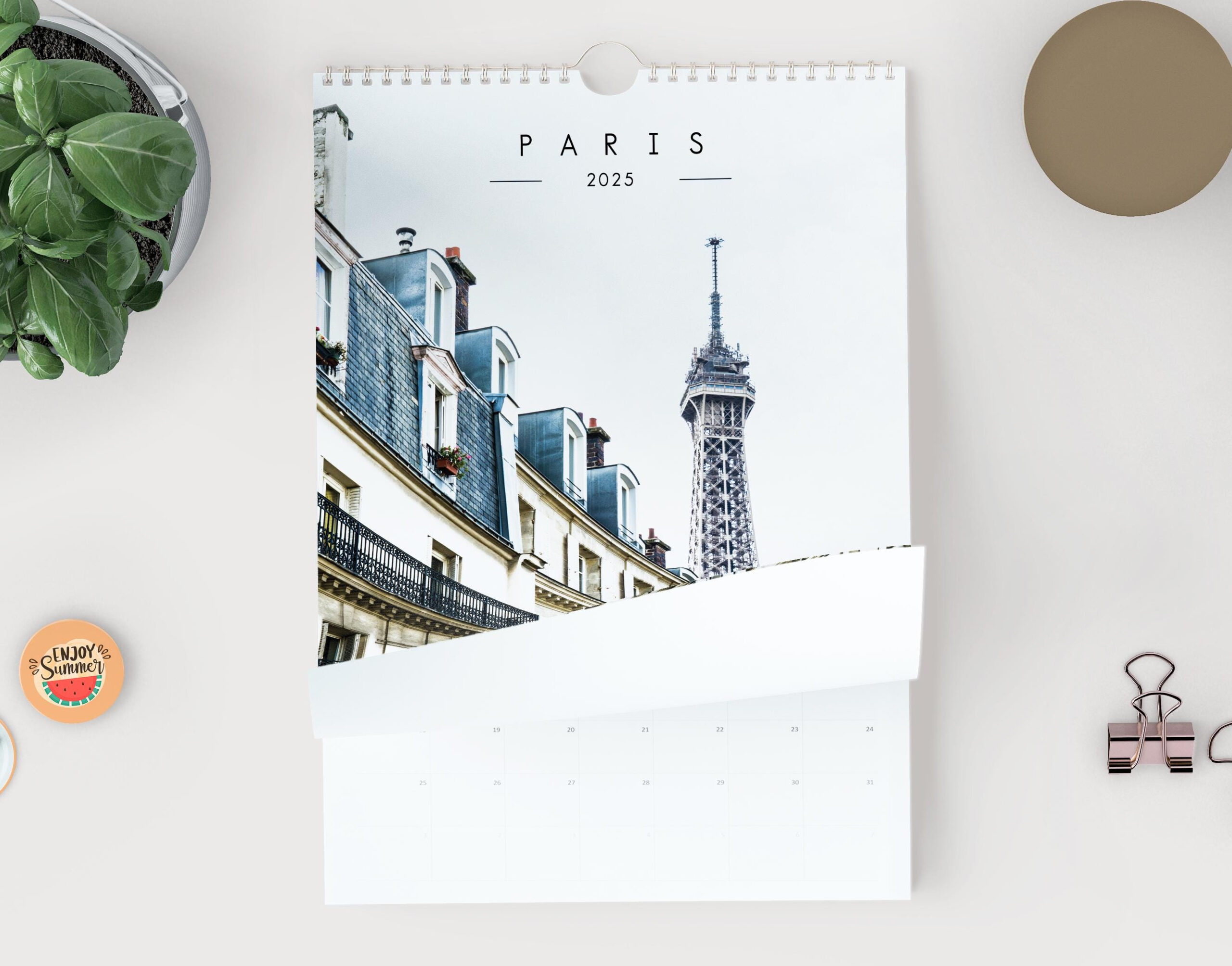 Paris 2025 Wall Calendar - A3 Or A4 Wall Calendar - Paris - France throughout Walk In Paris 2025 Calendar Printable