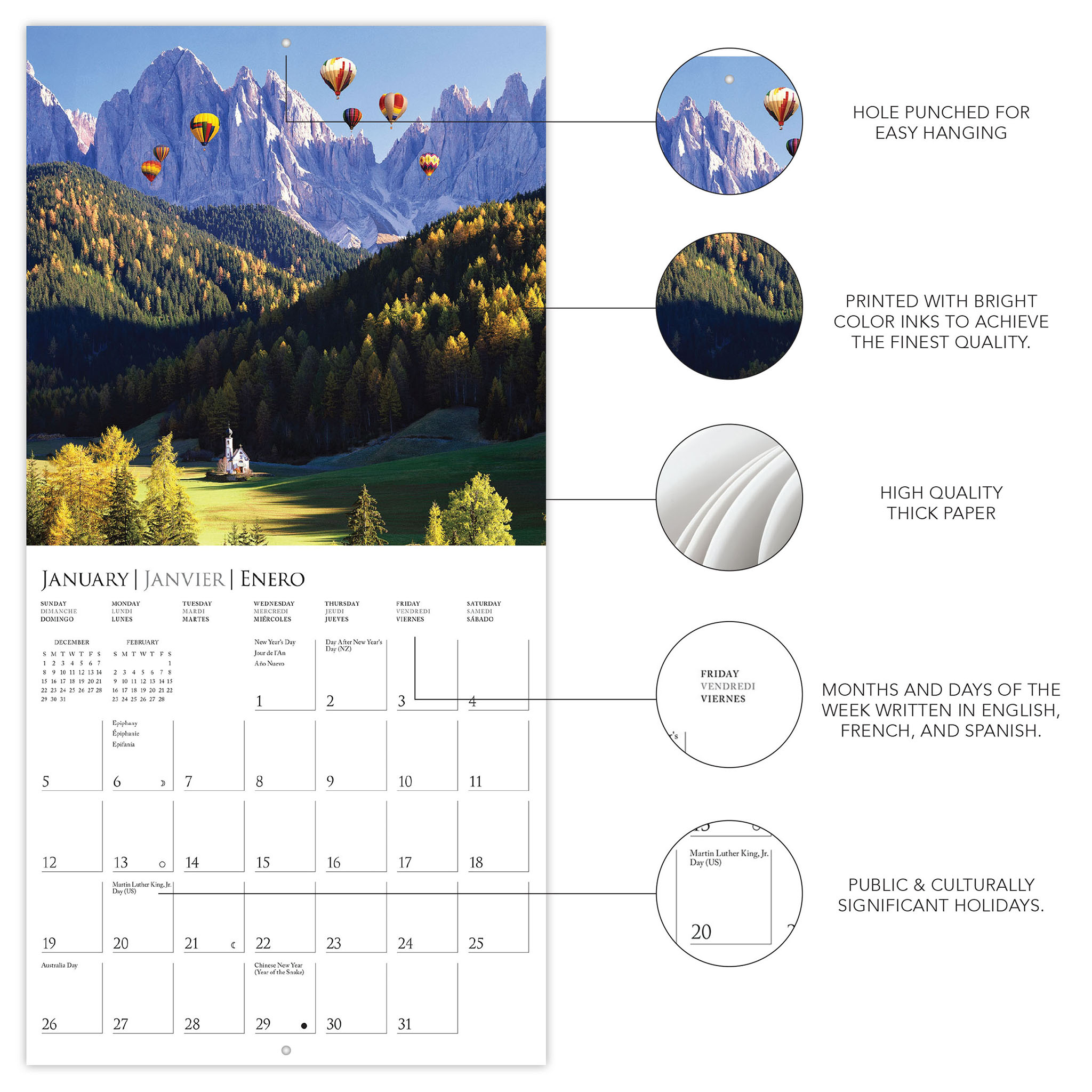 Passport To The World | 2025 7 X 14 Inch Monthly Mini Wall Calendar regarding Passport to the World 2025 Calendar Printable