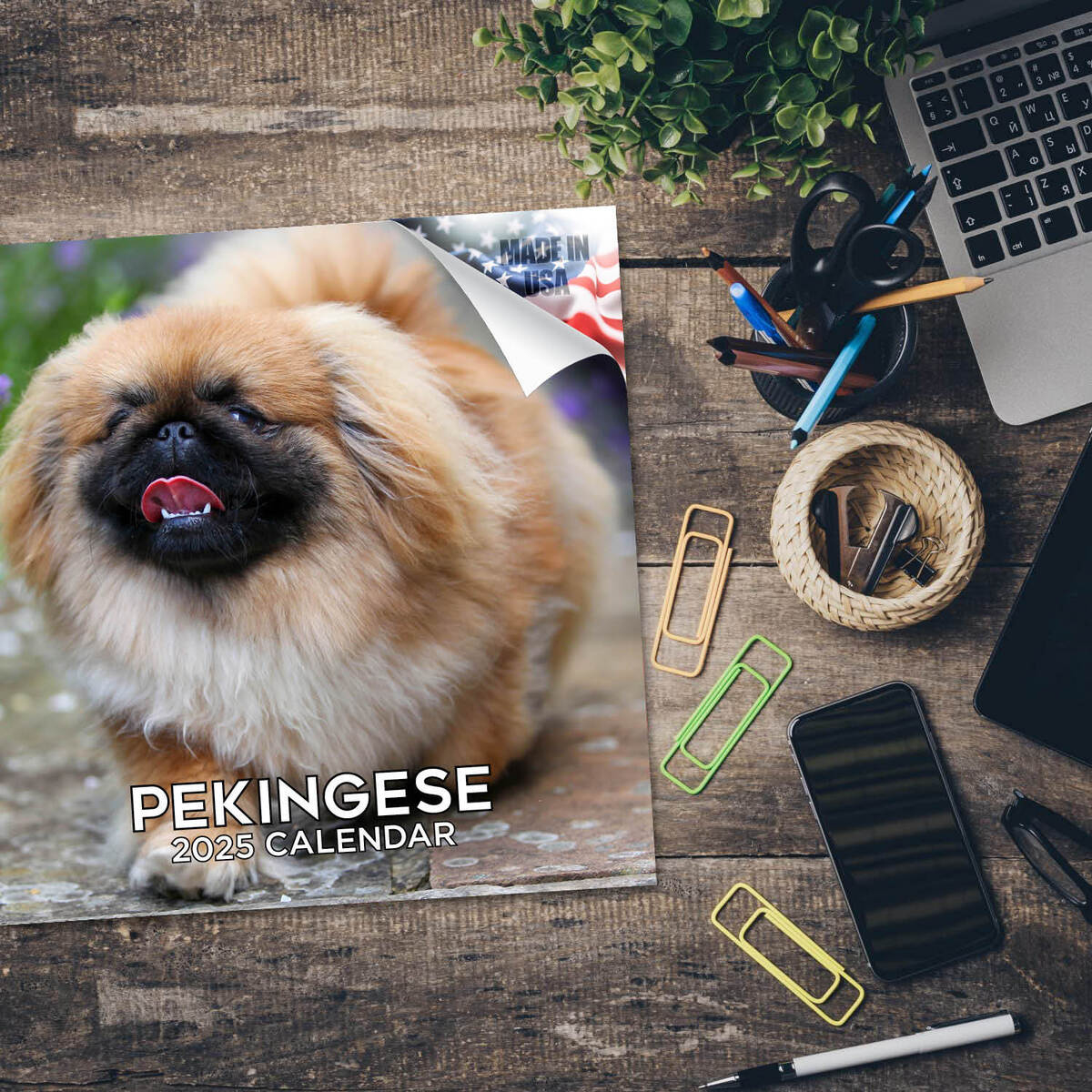 Pekingese Dog Breed Calendar 2025 Full Size 12X24 Made In Usa | Ebay in Just Pekingese 2025 Calendar Printable