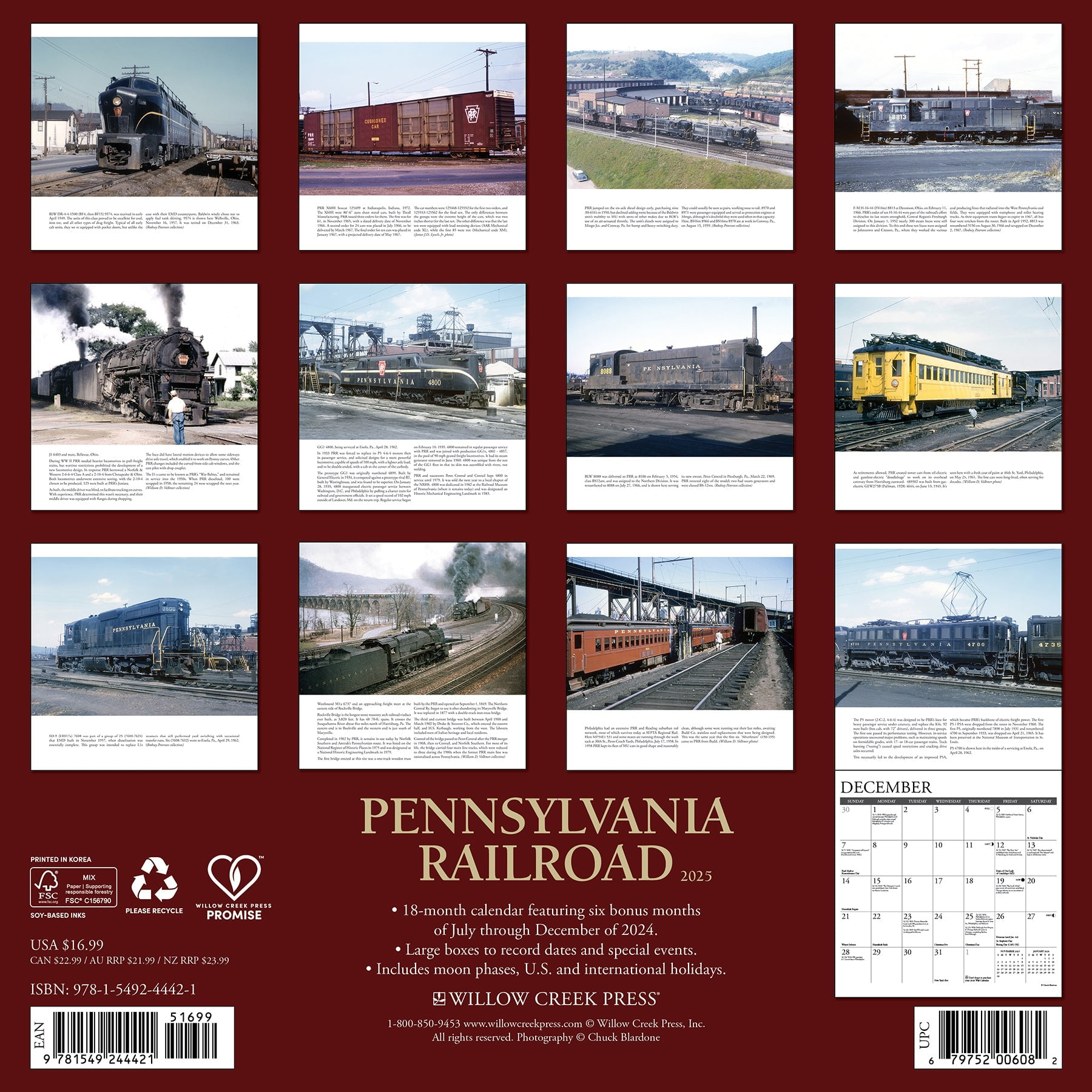 Pennsylvania Railroad 2025 Wall Calendar - Walmart regarding Pennsylvania Railroad 2025 Calendar Printable