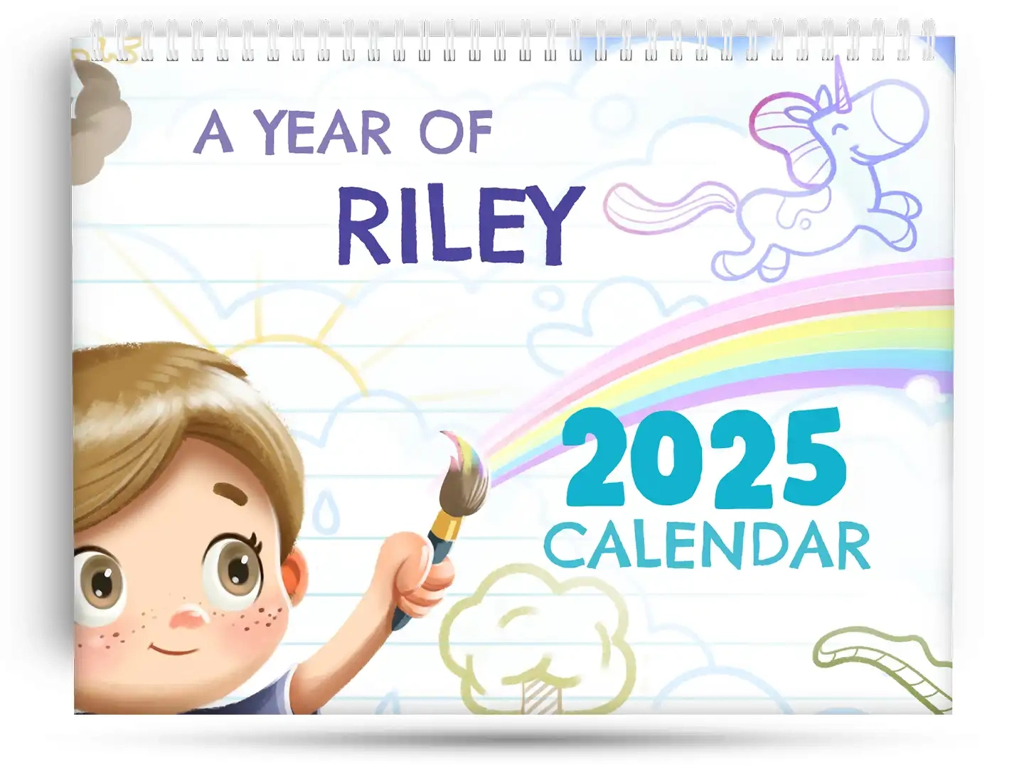 Personalized 2025 Calendar For Kids - Hooray Heroes with regard to Dare Greatly 2025 Calendar Printable