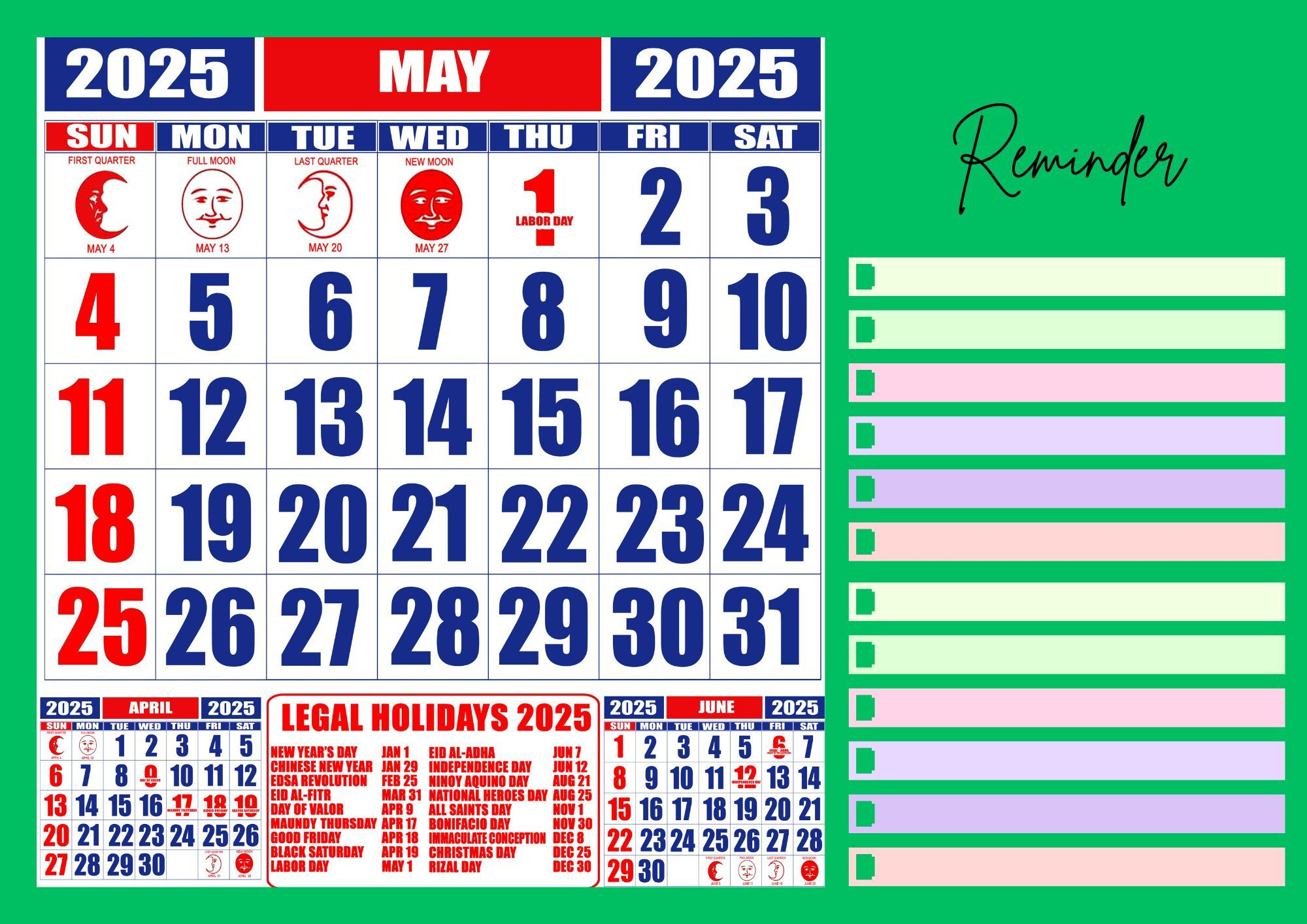 Personalized Simple 2025 Calendareessai - Raket.ph throughout Paradise 2025 Calendar Printable