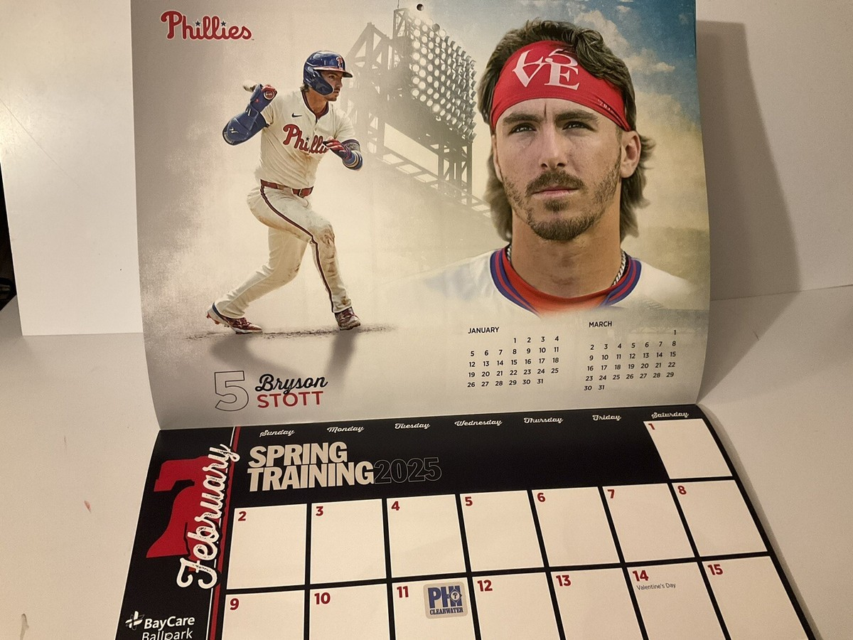 Phillies 2025 Team Calendar &amp;amp; Schedule Magnet New Sga | Ebay in MLB Bryce Harper 2025 Calendar Printable