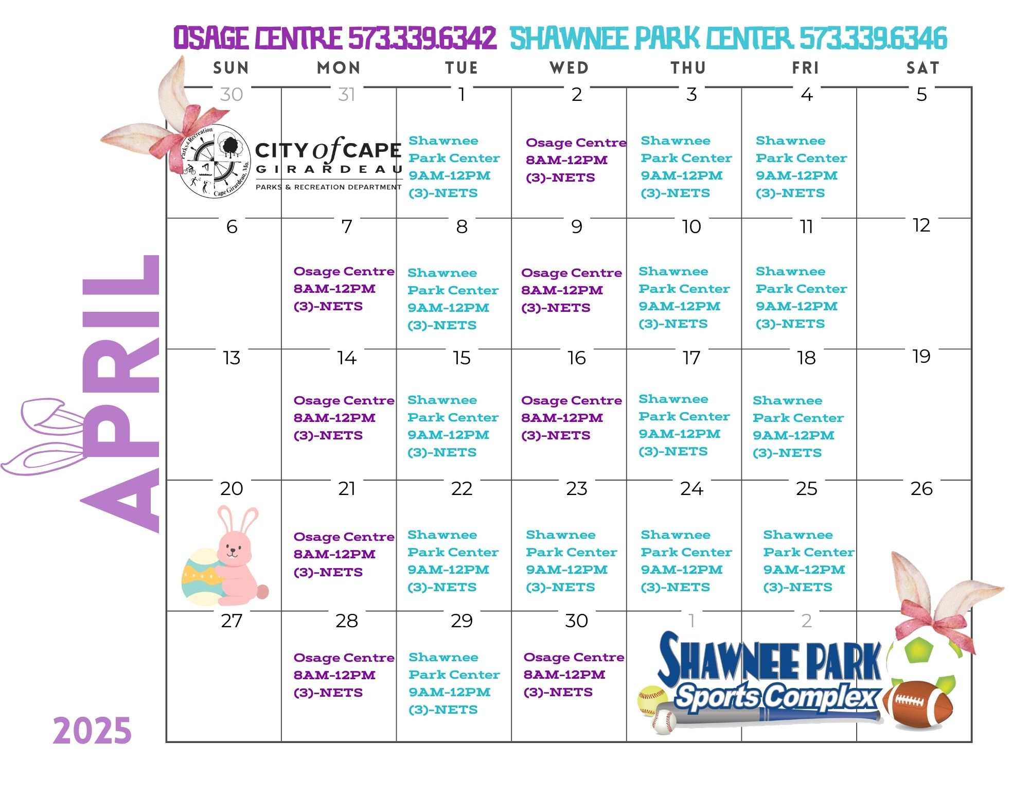 Pickleball - City Of Cape Girardeau pertaining to Pickleball 2025 Calendar Printable