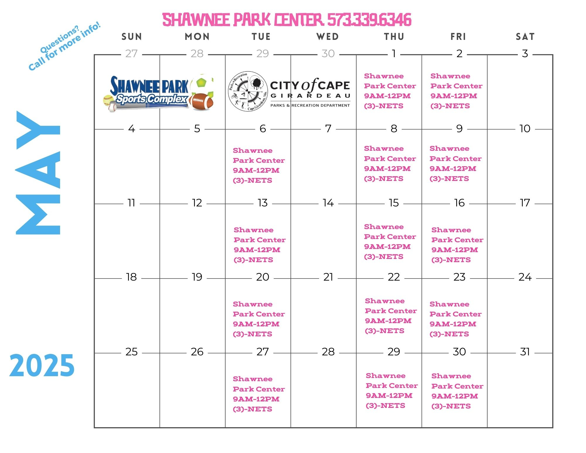 Pickleball - City Of Cape Girardeau with regard to Pickleball 2025 Calendar Printable