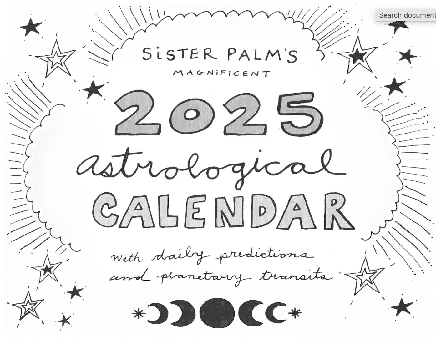 Printable Astrological Calendar - Etsy inside Interplanetary Vacations 2025 Calendar Printable