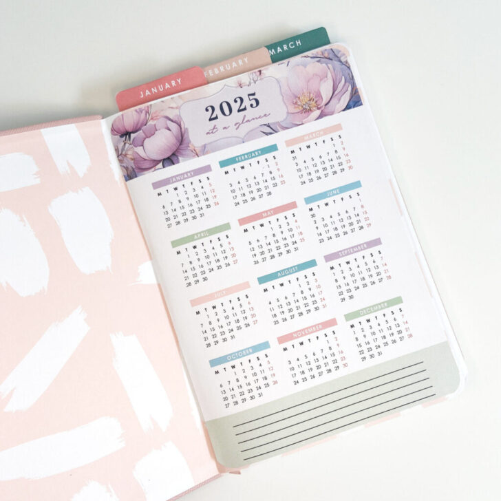 Inspirations 2025 Calendar  Printable
