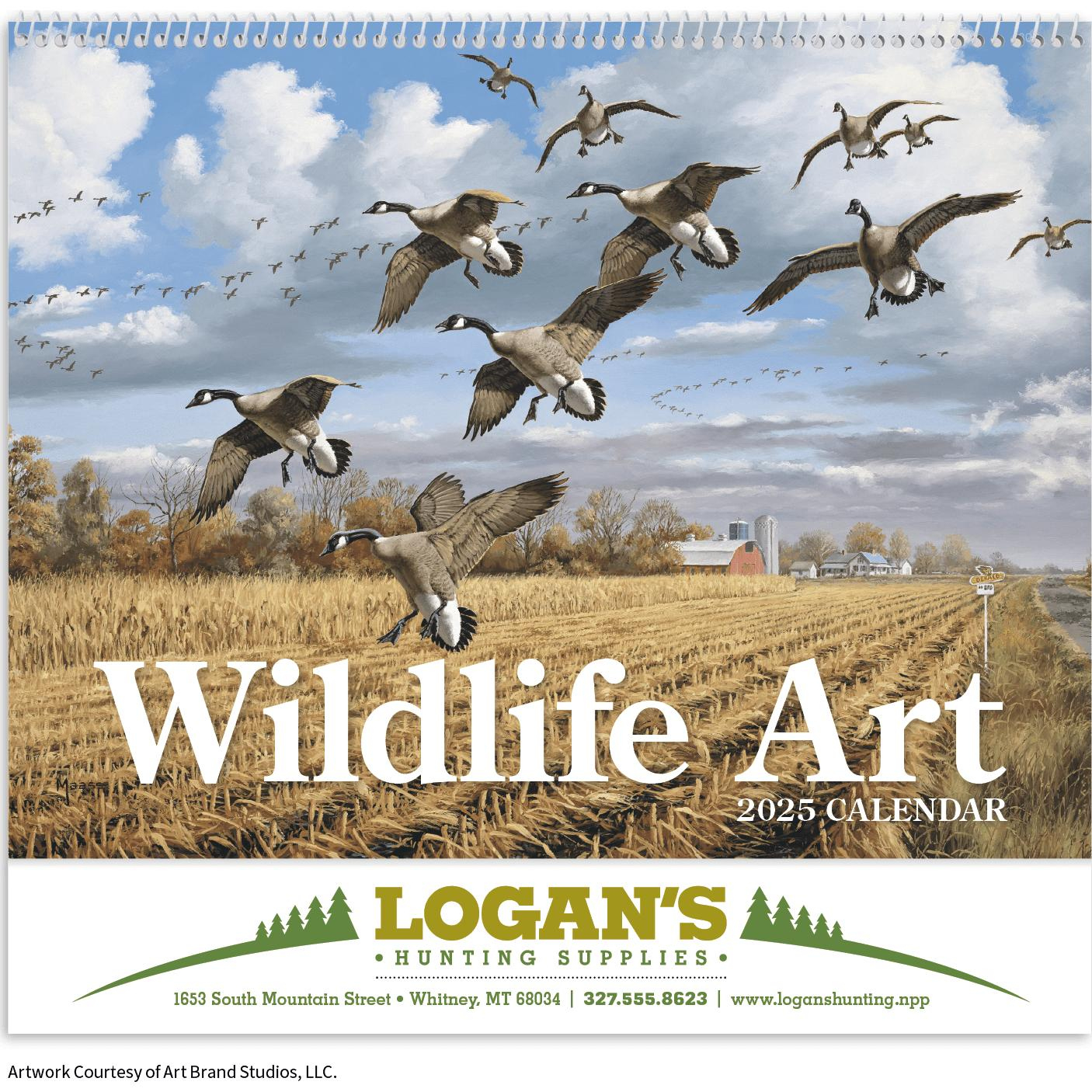 Promo Wildlife Art Appointment Calendars (2026) for Illinois Wild and Scenic 2025 Calendar Printable