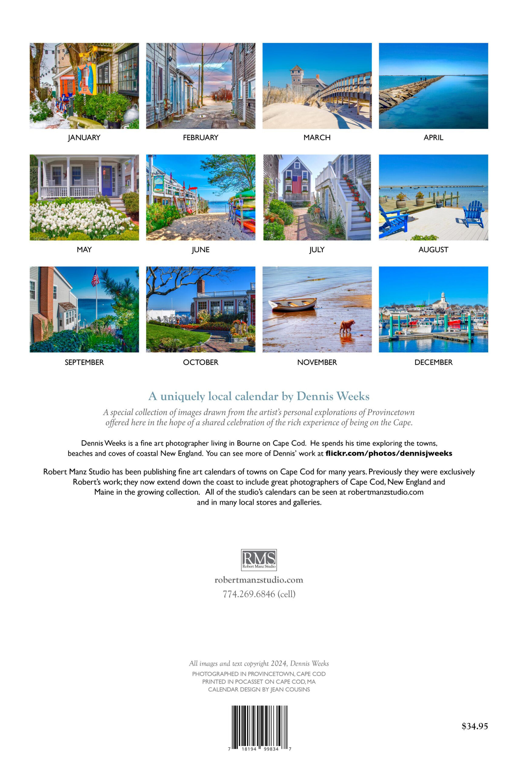 Provincetown On Cape Cod - 2025 Calendar Of Scenes From for Cape Cod 2025 Calendar Printable