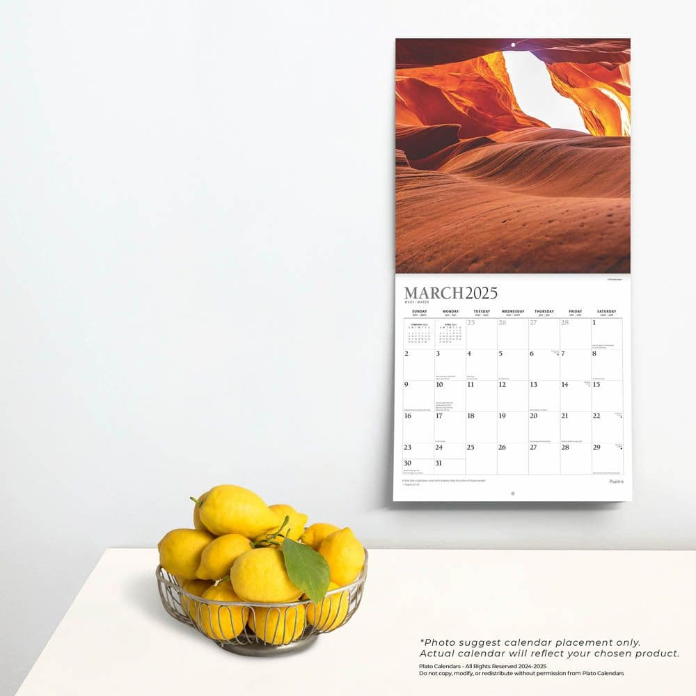 Psalms Plato 2025 Wall Calendar - Calendars with Psalms Plato 2025 Calendar Printable