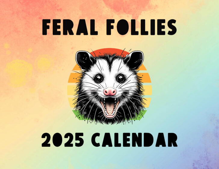 Rascally Raccoons 2025 Calendar Printable
