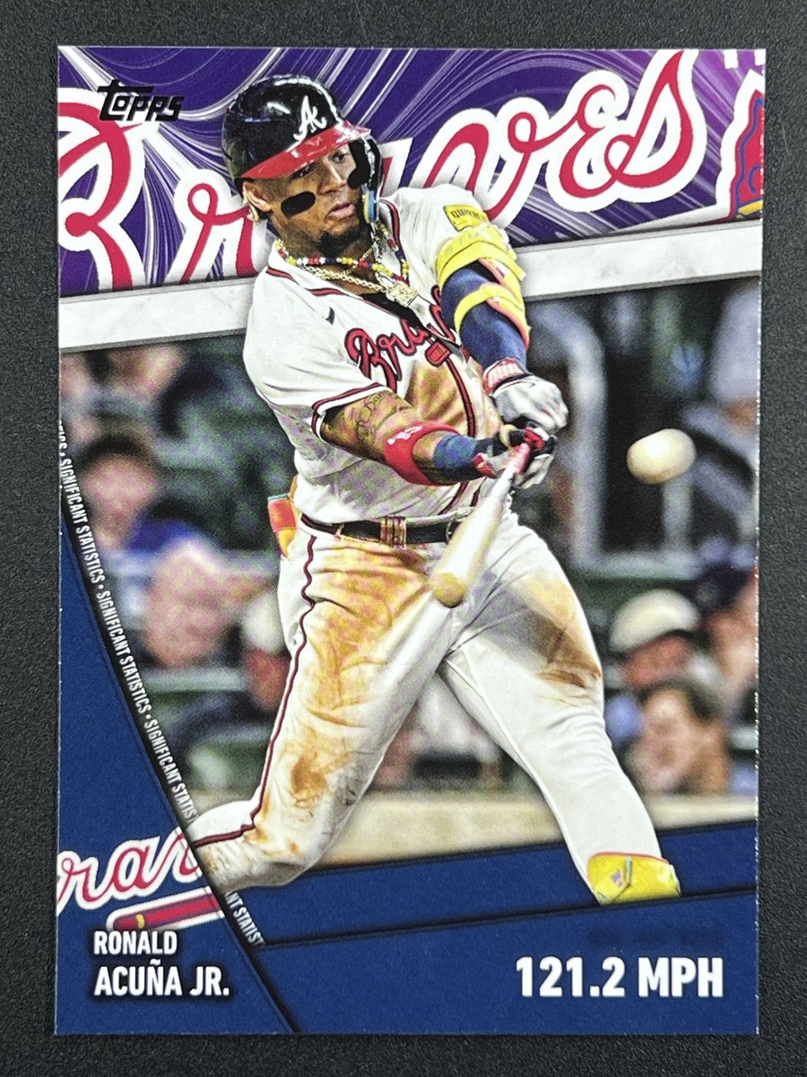 Ronald Acuña Jr 2024 Topps Significant Statistics #Ss-2 Atlanta for Mlb Ronald Acuna Jr 2025 Calendar Printable