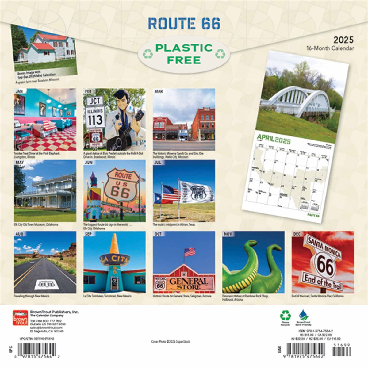 Route 66 Calendar 2025 with Route 66 2025 Calendar Printable