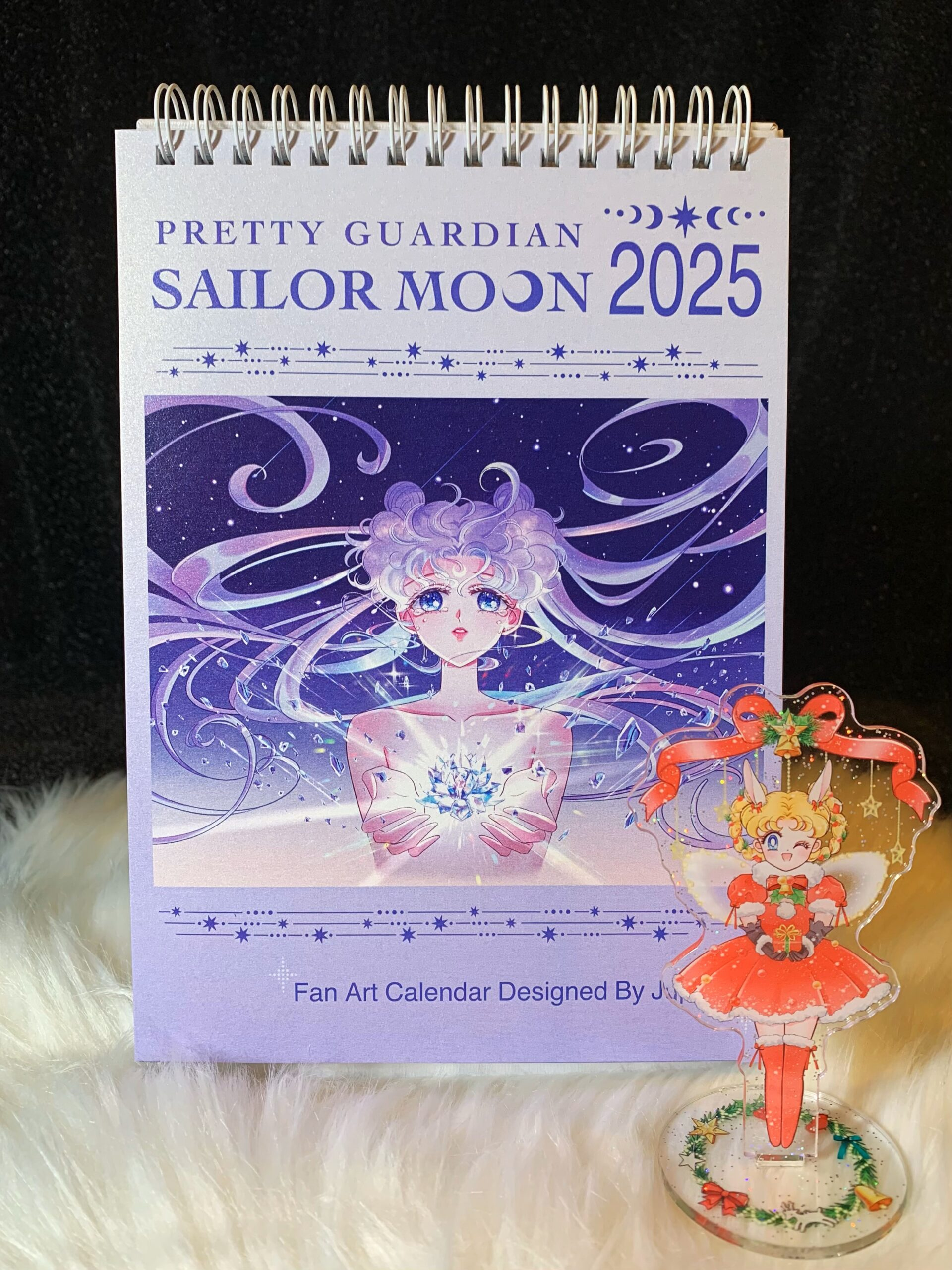 Sailor Moon Fan Art 2025 Desk Calendar – Ready To Ship – Juju Art pertaining to Sailor Moon 2025 Calendar Printable