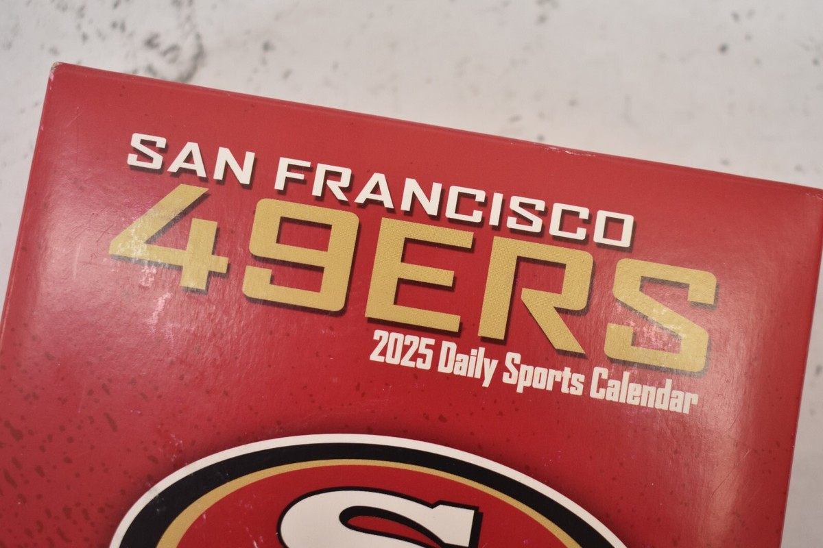 San Francisco 49Ers 2025 Daily Sports Calendar Fact Trivia for NFL San Francisco 49ers 2025 Calendar Printable
