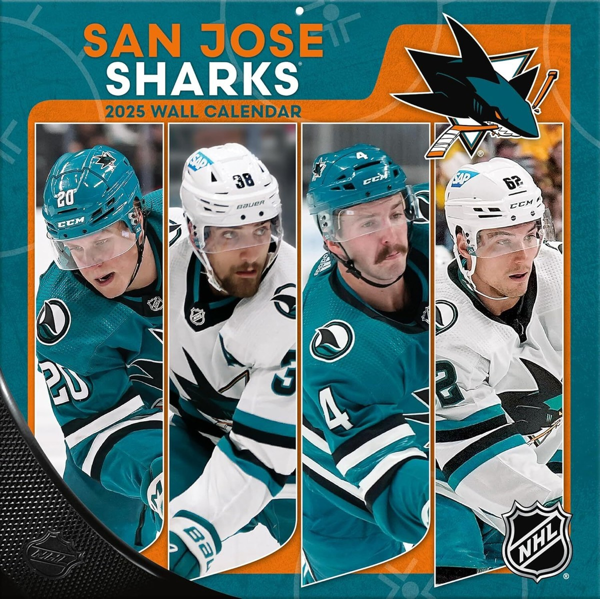 San Jose Sharks - 2025 Wall Calendar - Brand New - 11954 | Ebay throughout Nhl San Jose Sharks 2025 Calendar Printable