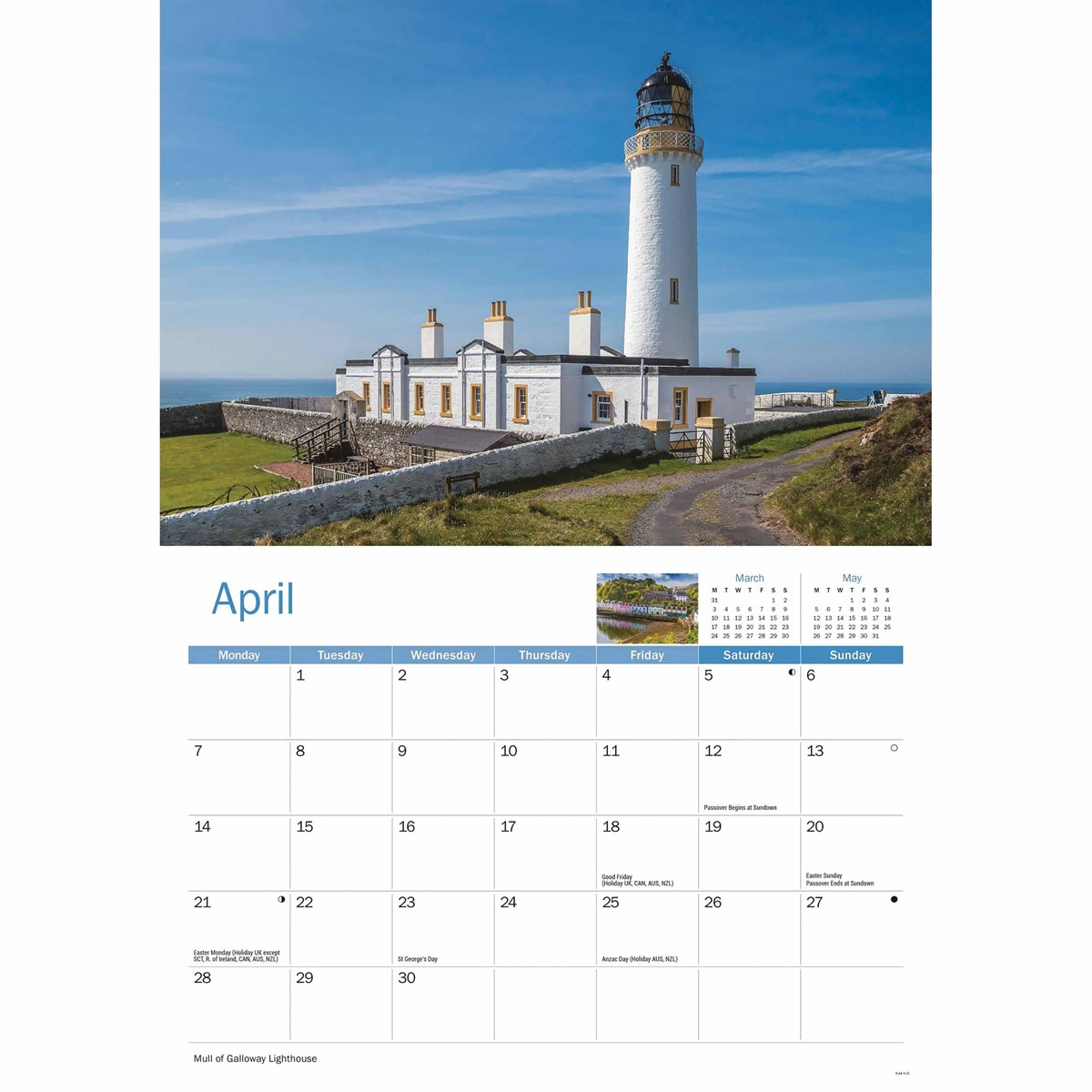 Scotland A4 Calendar 2025 within Scotland 2025 Calendar Printable