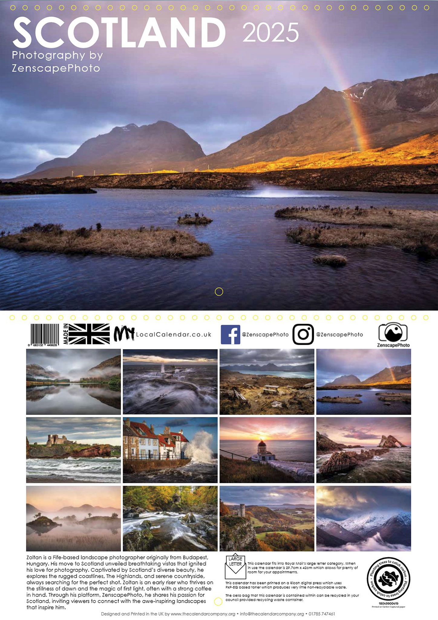 Scotland Calendar 2025 in Scotland 2025 Calendar Printable