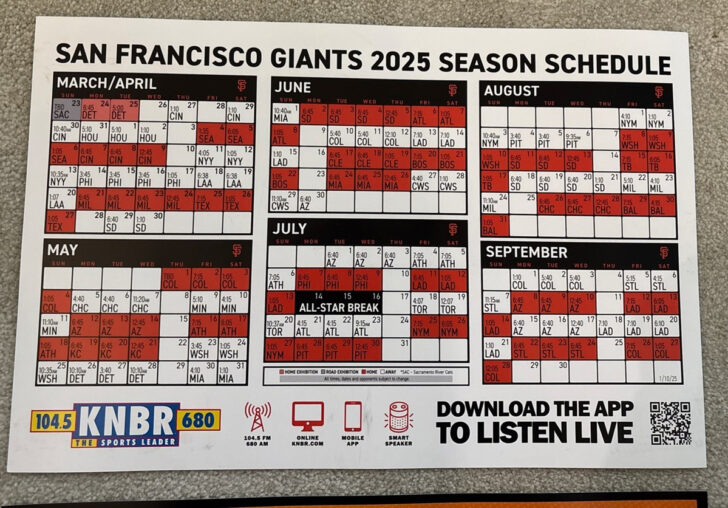San Francisco 2025 Calendar  Printable