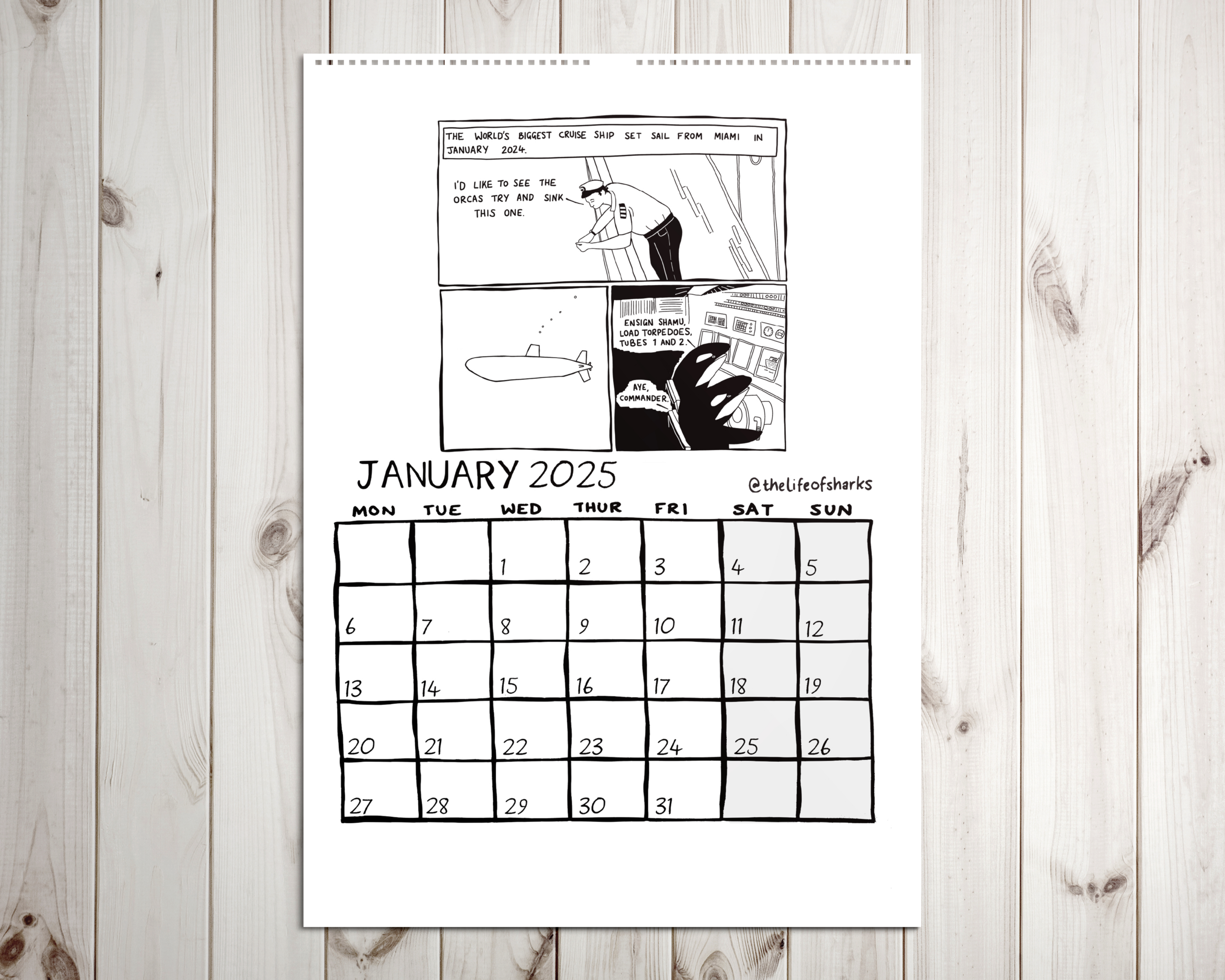Sharks 2025 A3 Calendar with regard to Sharks 2025 Calendar Printable