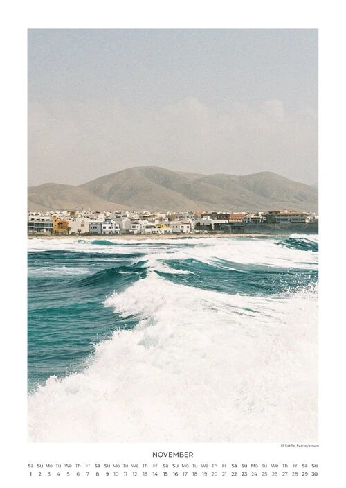Shop The The Canaries 2025 Calendar | Photocircle in Ah Beach 2025 Calendar Printable
