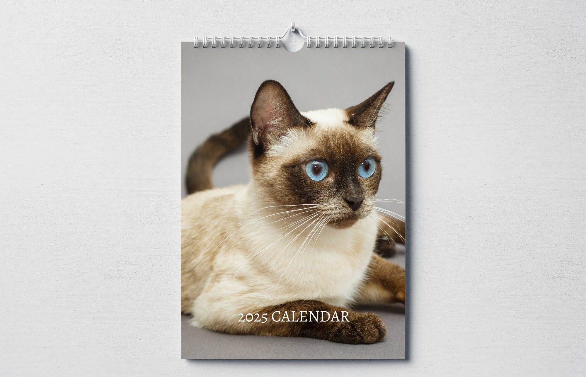 Siamkatzen-Kalender 2025: Monatlicher Wandkalender Mit Notizen pertaining to Siamese Cats 2025 Calendar Printable