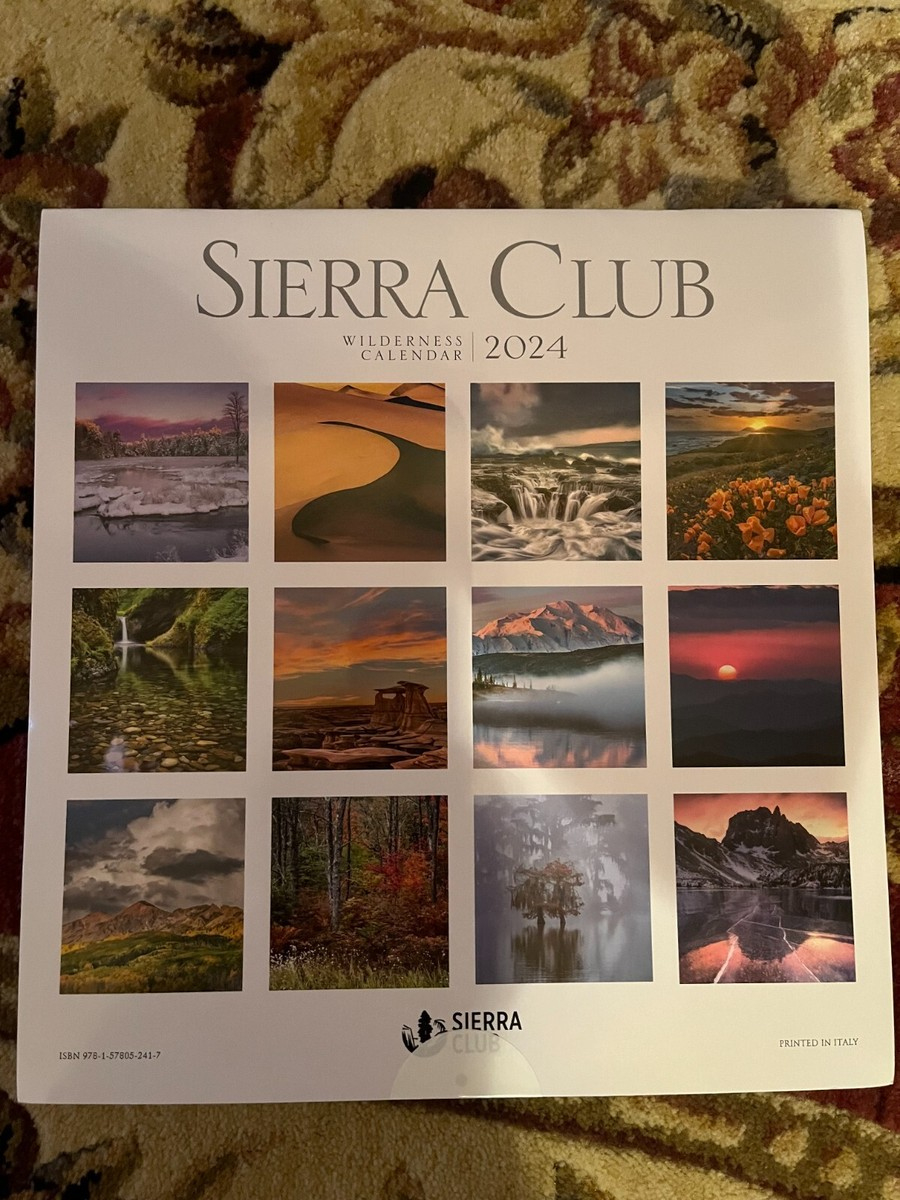 Sierra Club Wilderness Calendar 2024 New | Ebay in Sierra Club Wilderness 2025 Calendar Printable