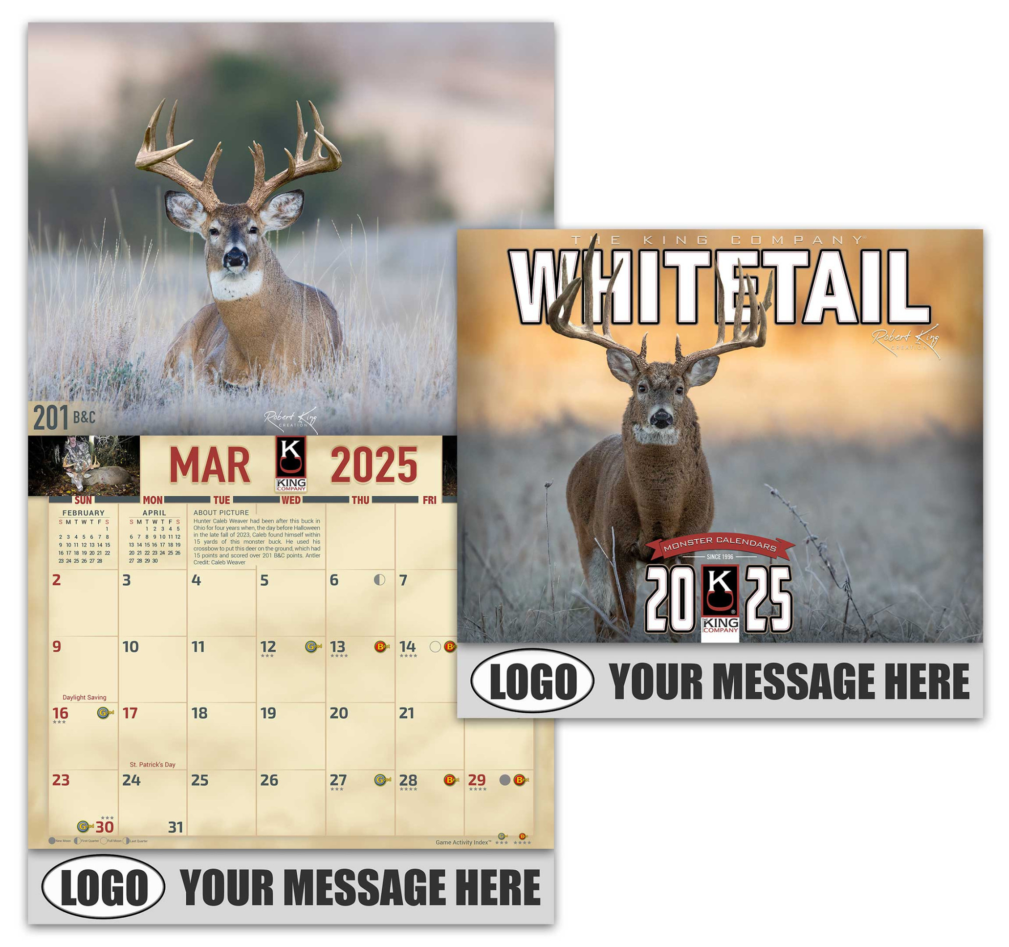 Signature Series - The King Company in Monster Bucks 2025 Calendar Printable
