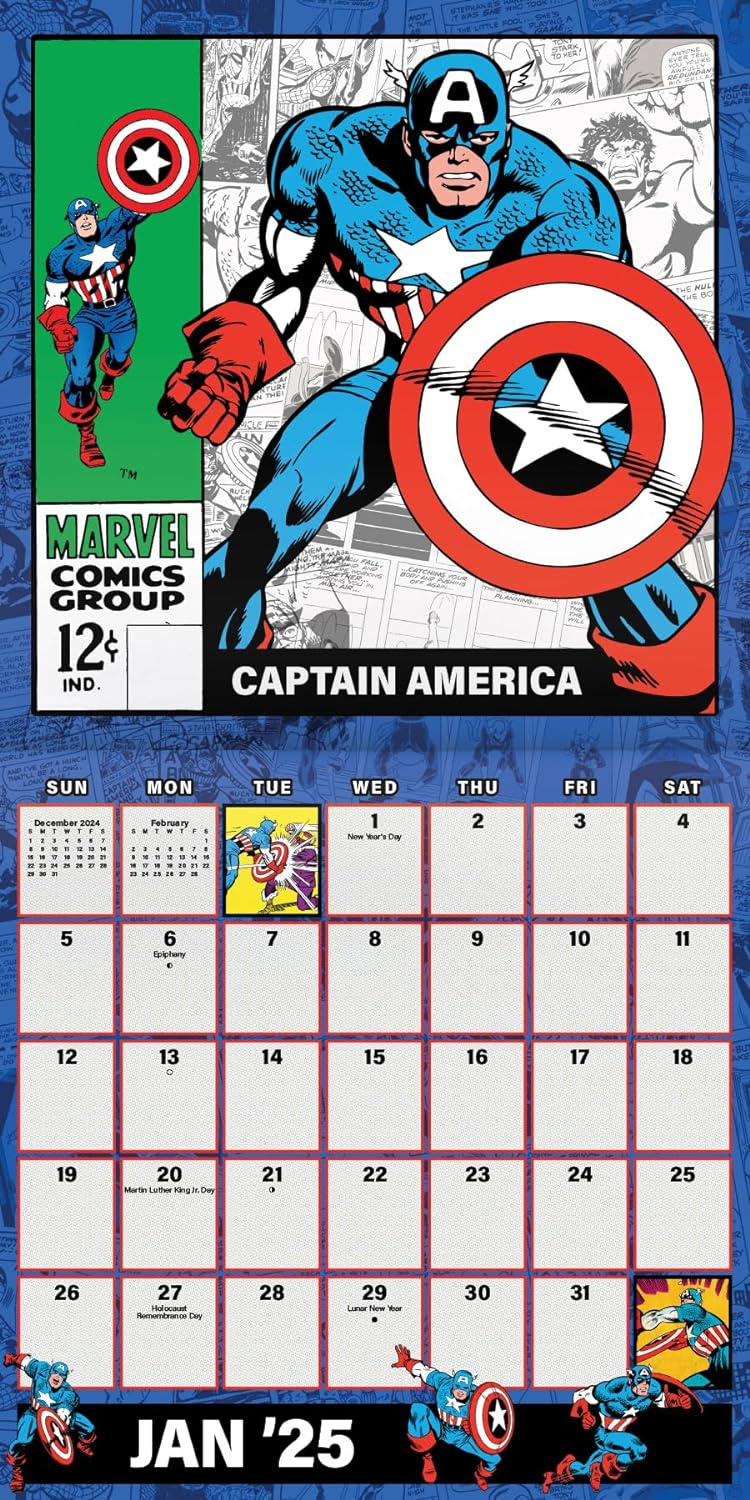 Sneak Peek: Dig These 2025 Marvel Calendars That Salute The Bronze for Marvel History 2025 Calendar Printable