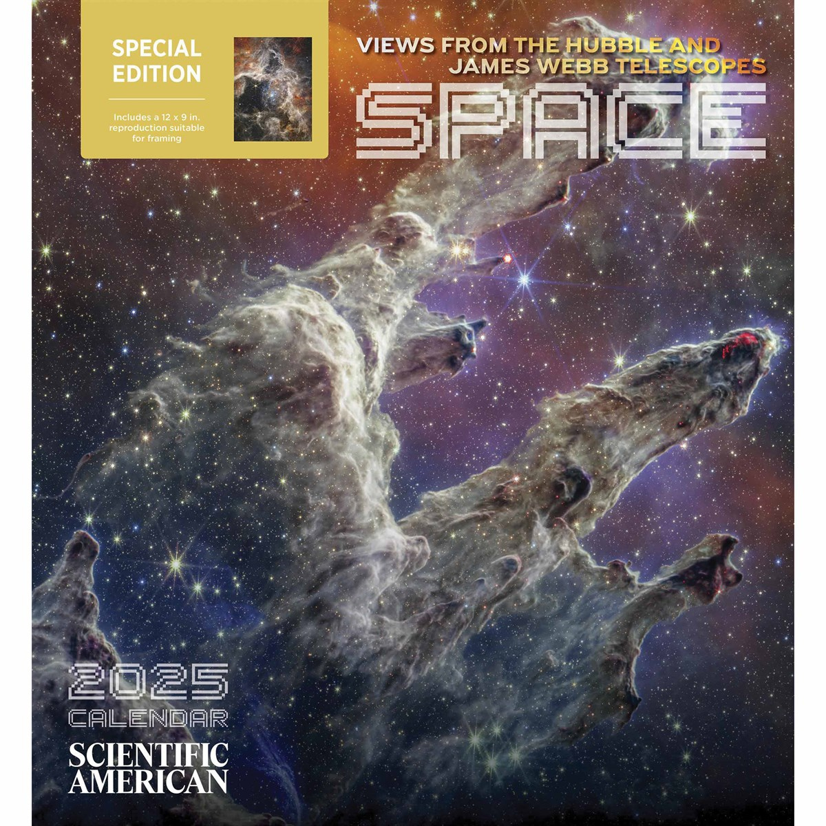 Space, Views From The Hubble Telescope Calendar 2025 pertaining to Space Hubble Telescope Special Edition 2025 Calendar Printable