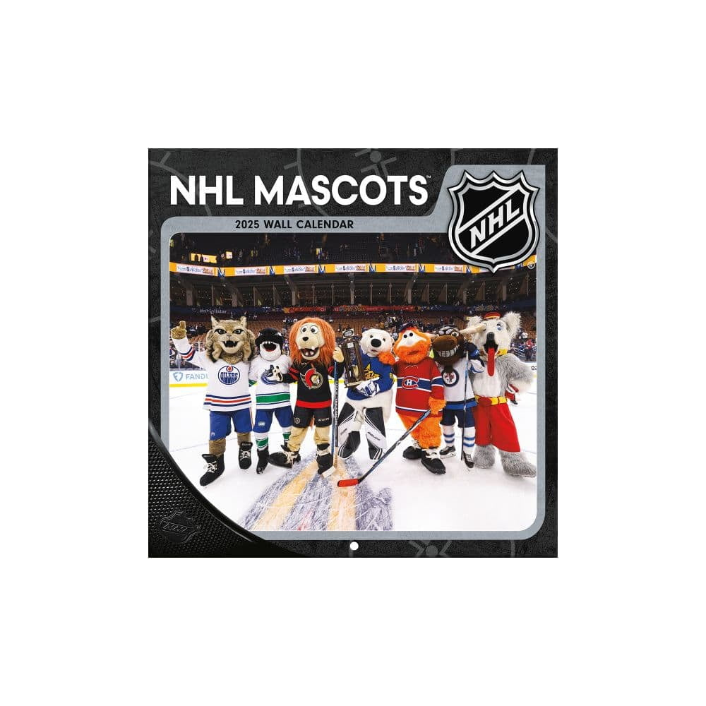 Sports Wall Calendars within Nhl Mascots 2025 Calendar Printable