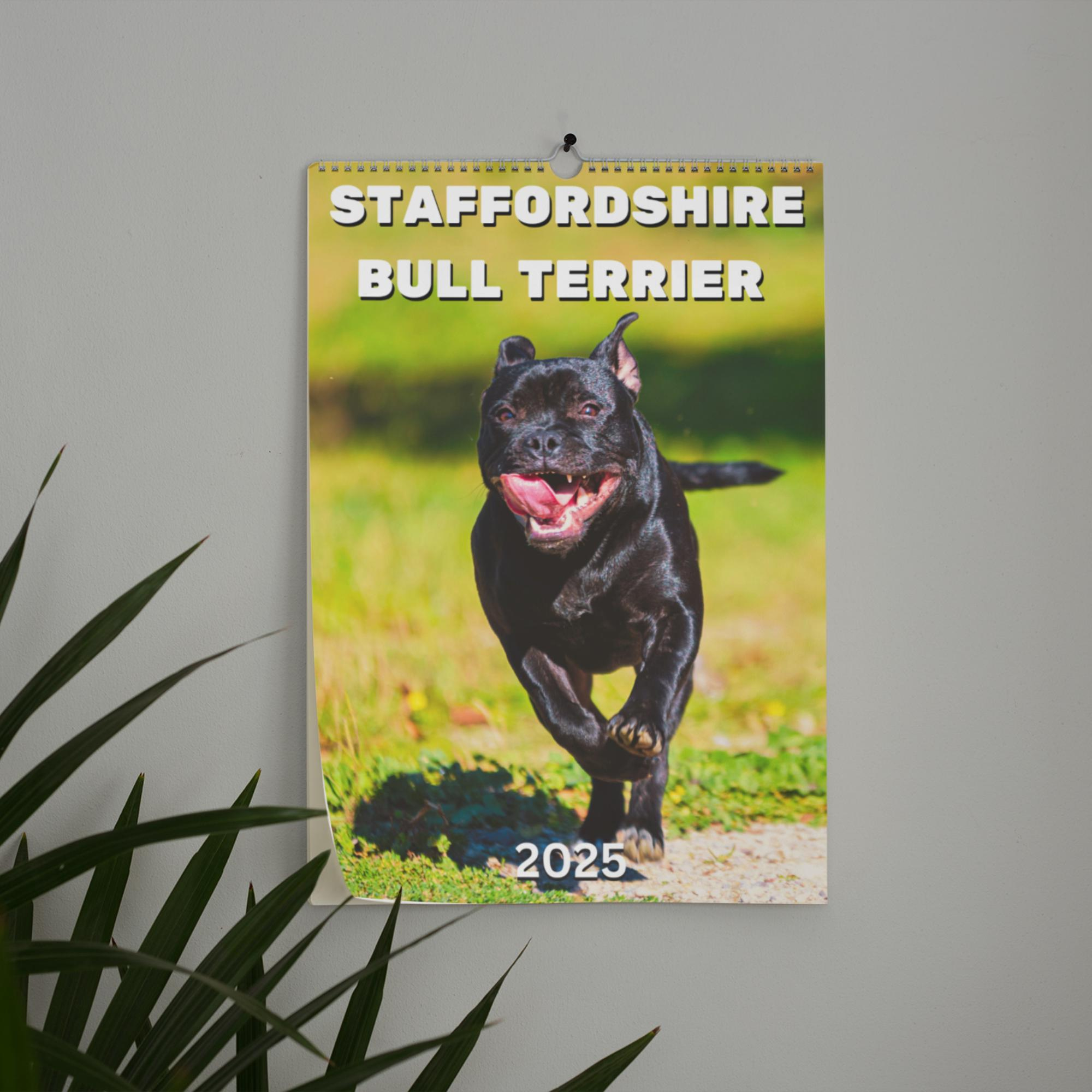 Staffordshire Bullterrier Wandkalender 2025 - Etsy.de pertaining to American Staffordshire Bull Terriers 2025 Calendar Printable