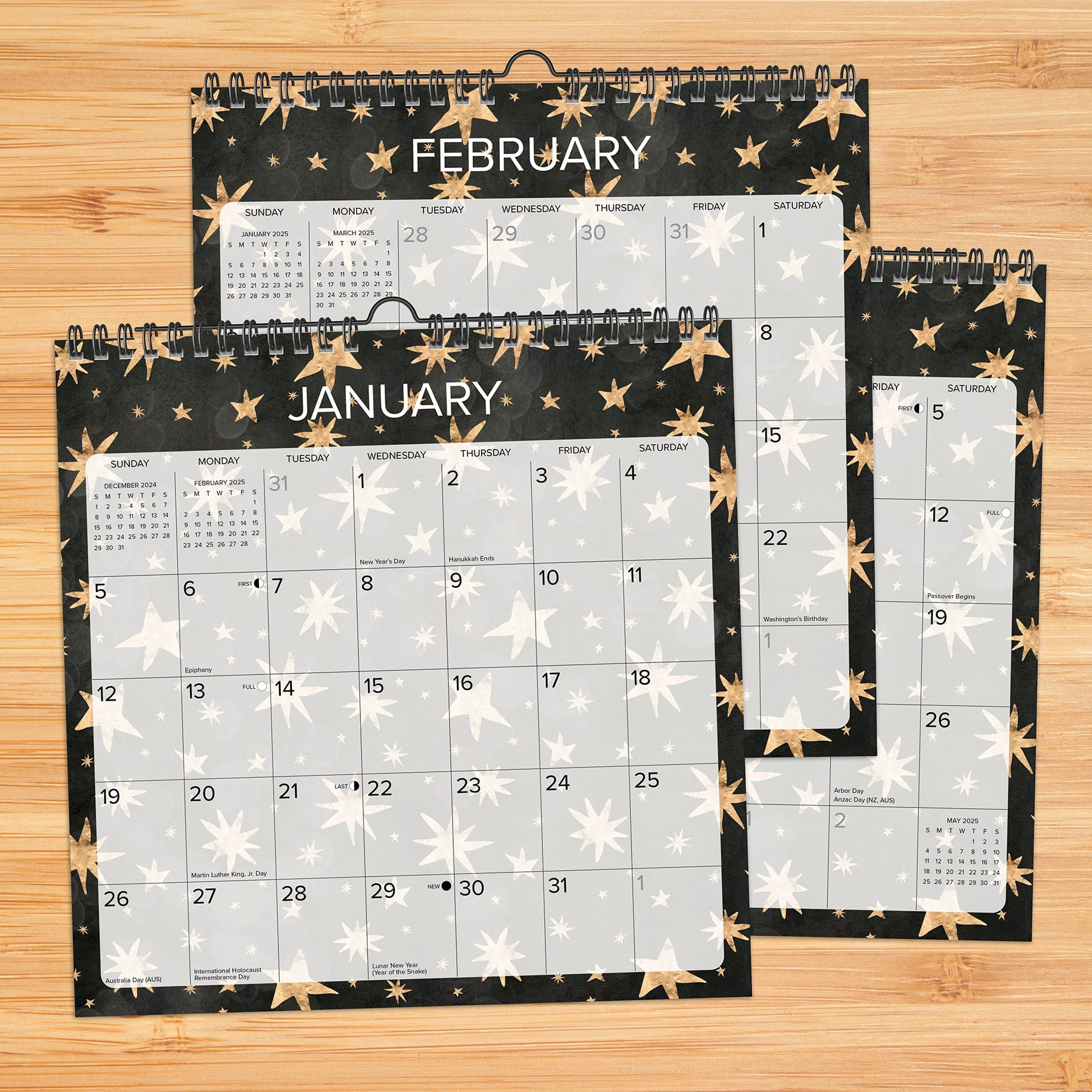 Starry Night 2025 12&amp;quot; X 12&amp;quot; Spiral Wall Calendar within Starry Night Spiral Art 2025 Calendar Printable