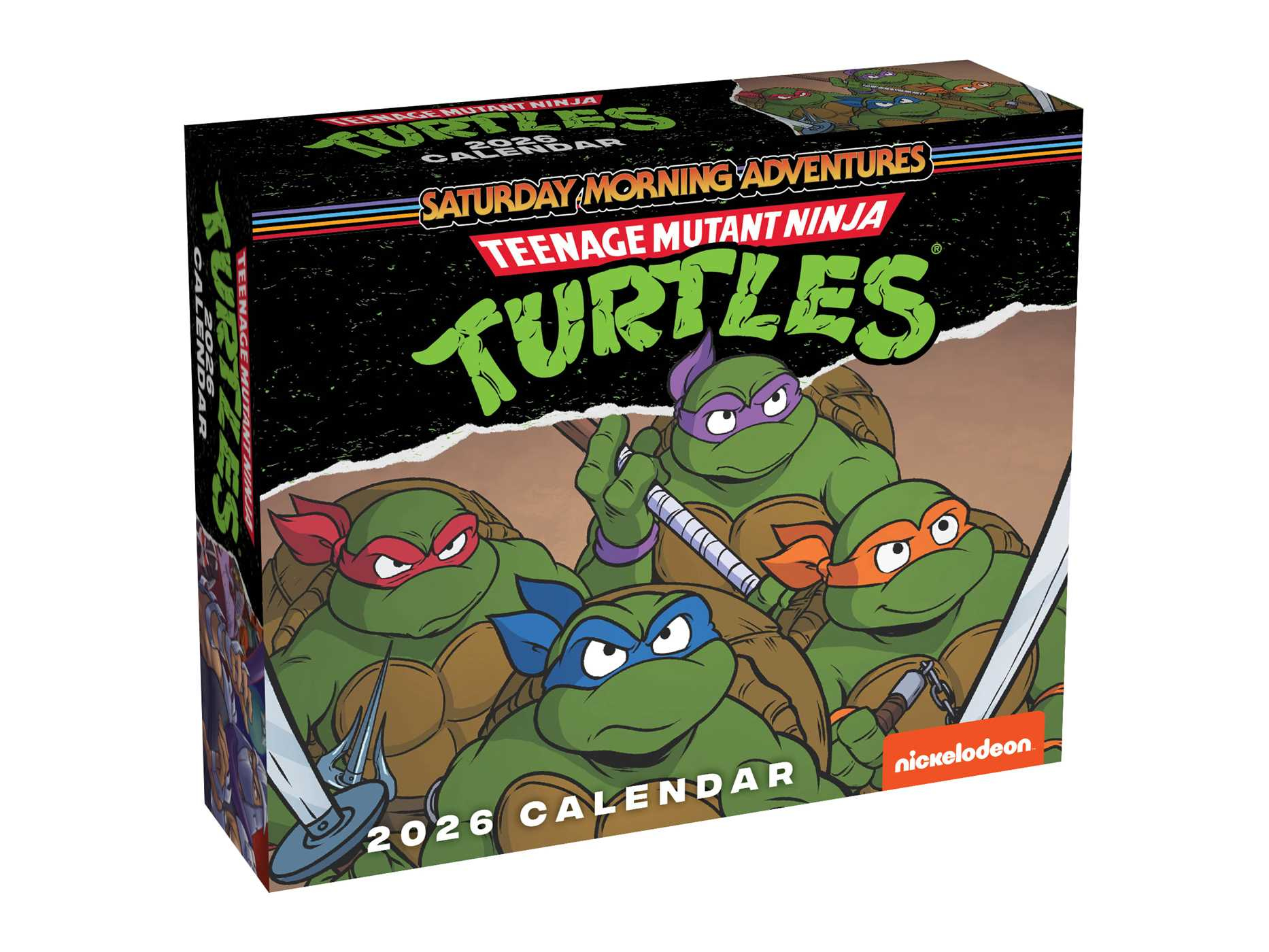 Teenage Mutant Ninja Turtles Comic Art 2026 Day-To-Day Calendar regarding Teenage Mutant Ninja Turtles Comics 2025 Calendar Printable