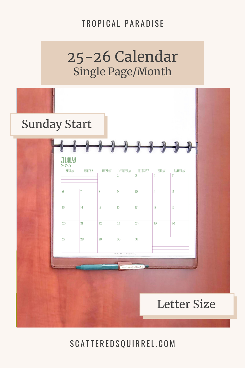 The 2025-2026 Academic Calendars Are Now Available!!! - Scattered throughout Paradise 2025 Calendar Printable