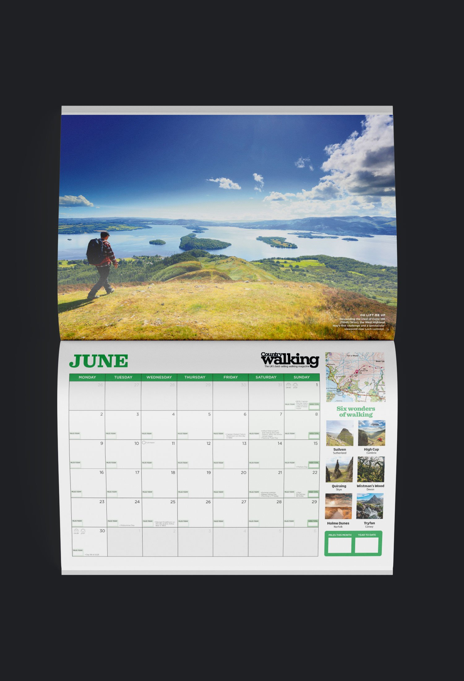The 2025 Country Walking Calendar Is Shipping Now — Walk 1000 Miles in Walk in London 2025 Calendar Printable