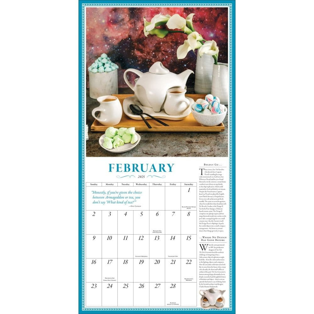 The Collectible Teapot Wall Calendar 2025: A Tea Obsessive&amp;#039;S Dream Come True, (Paperback) intended for Teapot 2025 Calendar Printable