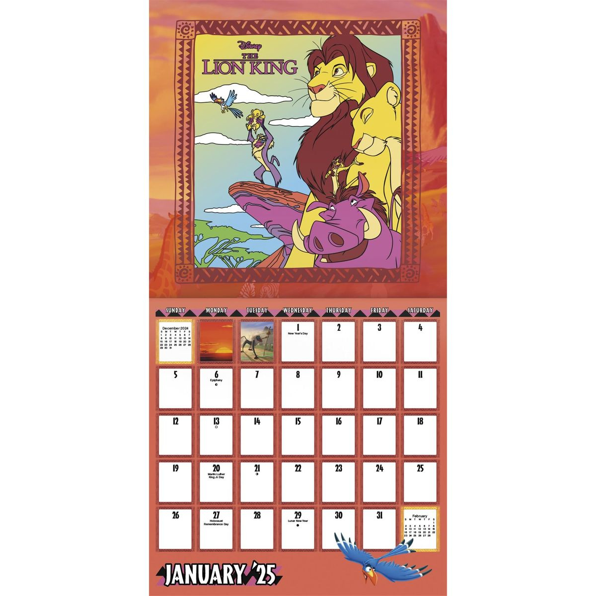 The Lion King 30Th Anniversary Wall 2025 Calendar - The Lion King for Disney Mufasa 2025 Calendar Printable