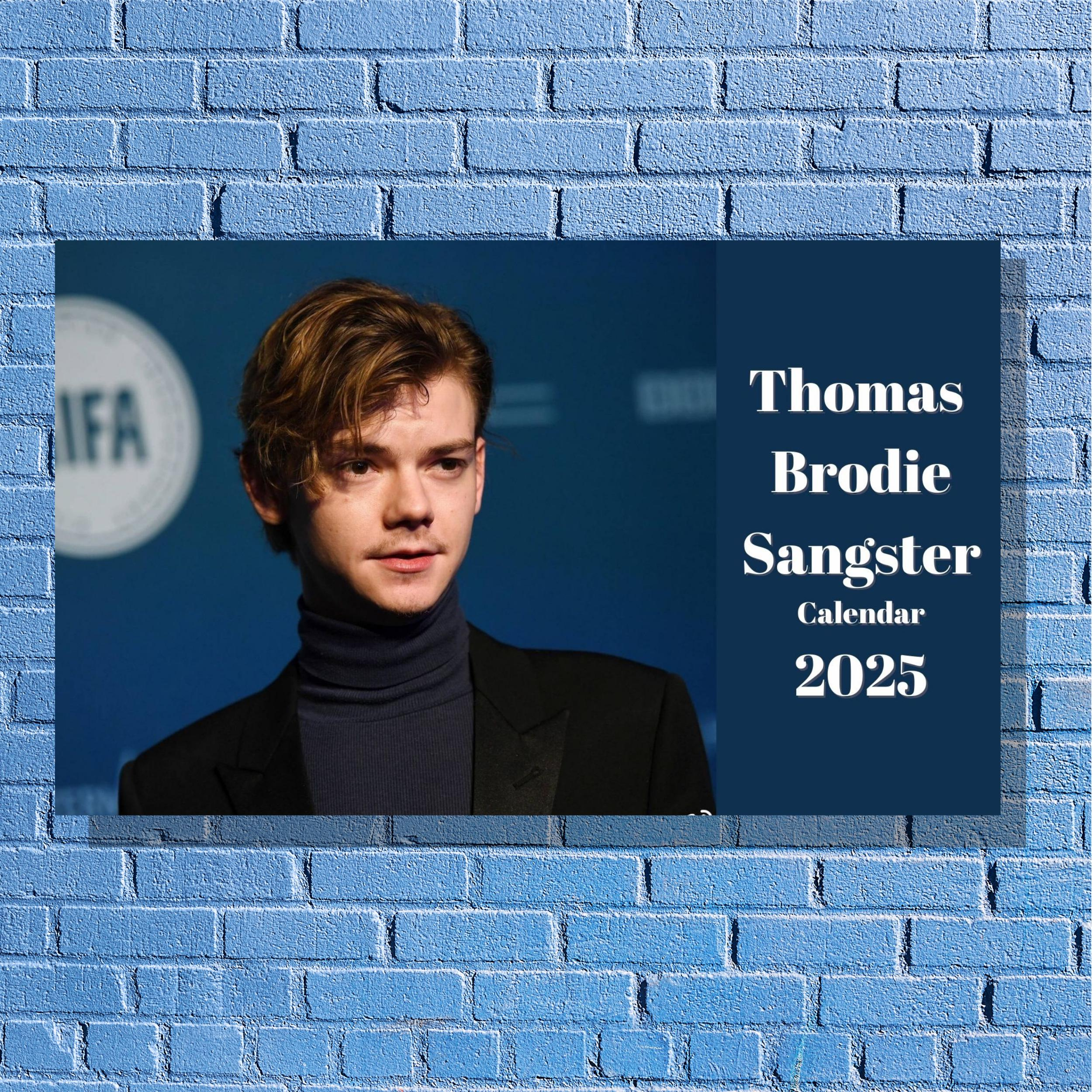 Thomas Brodie-Sangster 2025 Calendar - Etsy intended for Thomas 2025 Calendar Printable